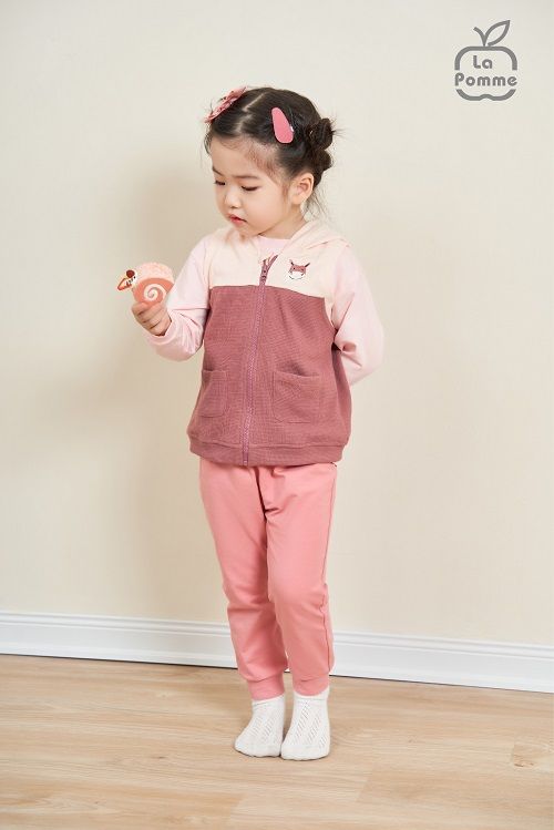 Áo Gile mũ La Pomme Baby Donkey - Trắng