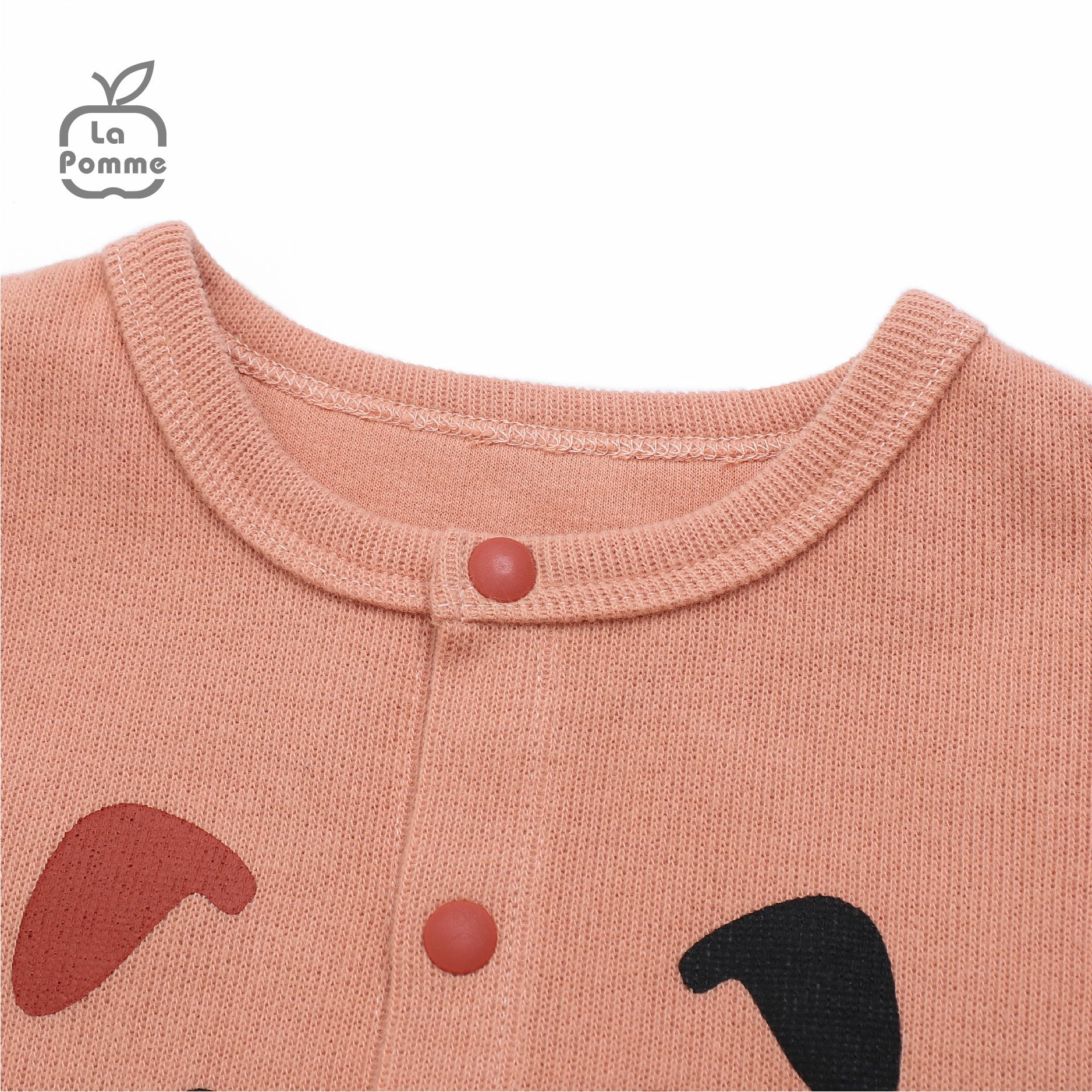 Áo Gile La Pomme Puppy Smile - Nâu