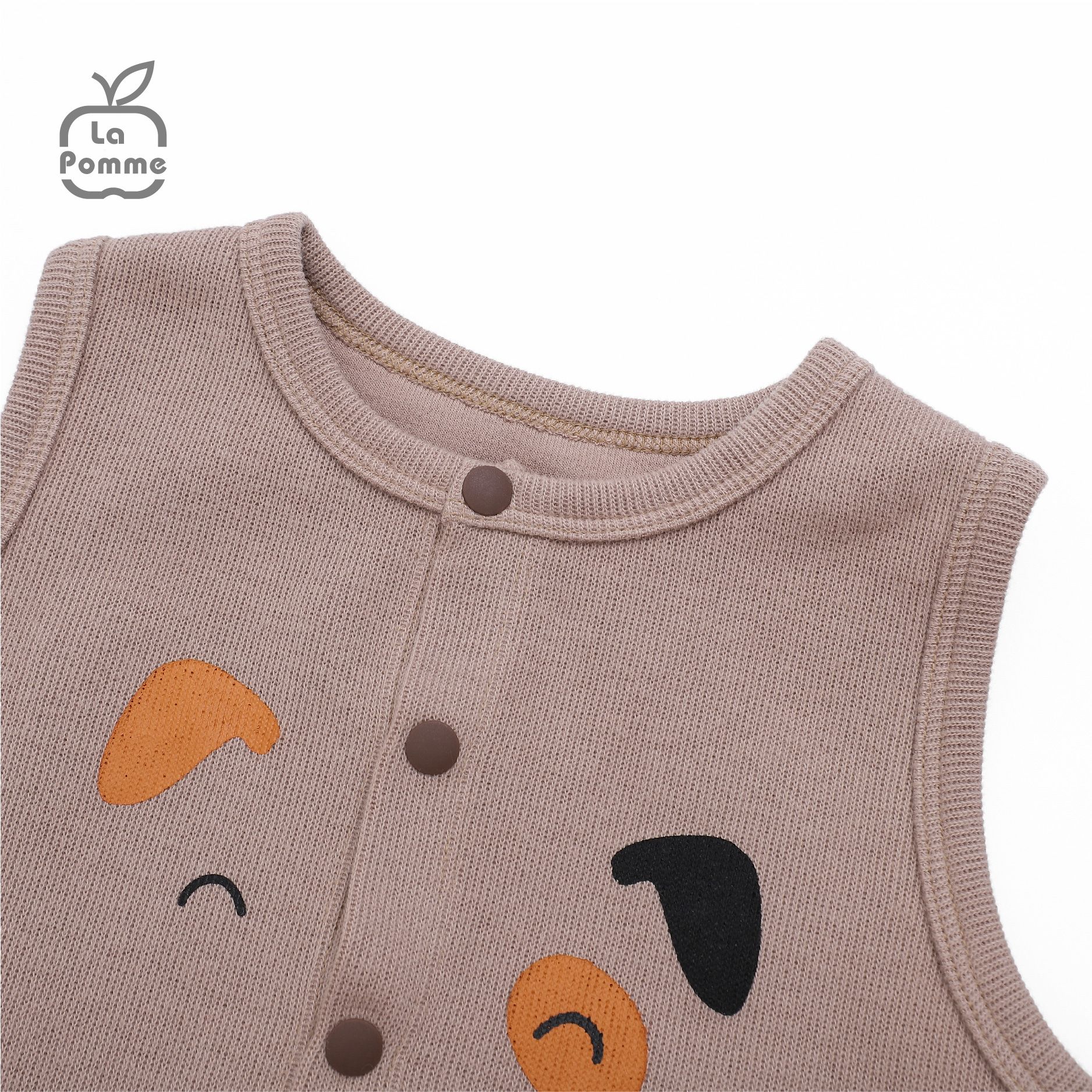 Áo Gile La Pomme Puppy Smile - Xanh