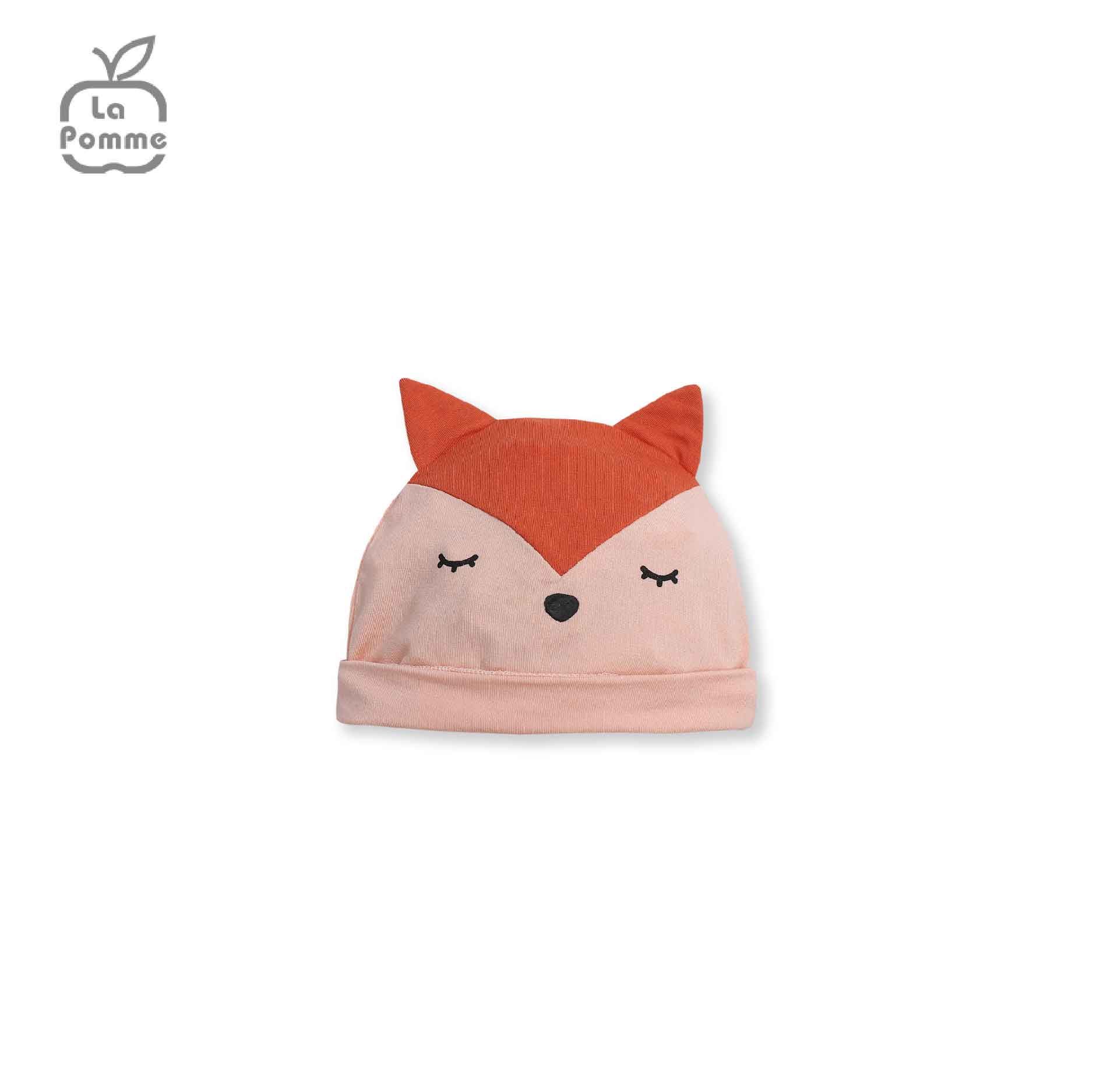 Mũ sơ sinh La Pomme Baby Racoon - Nâu