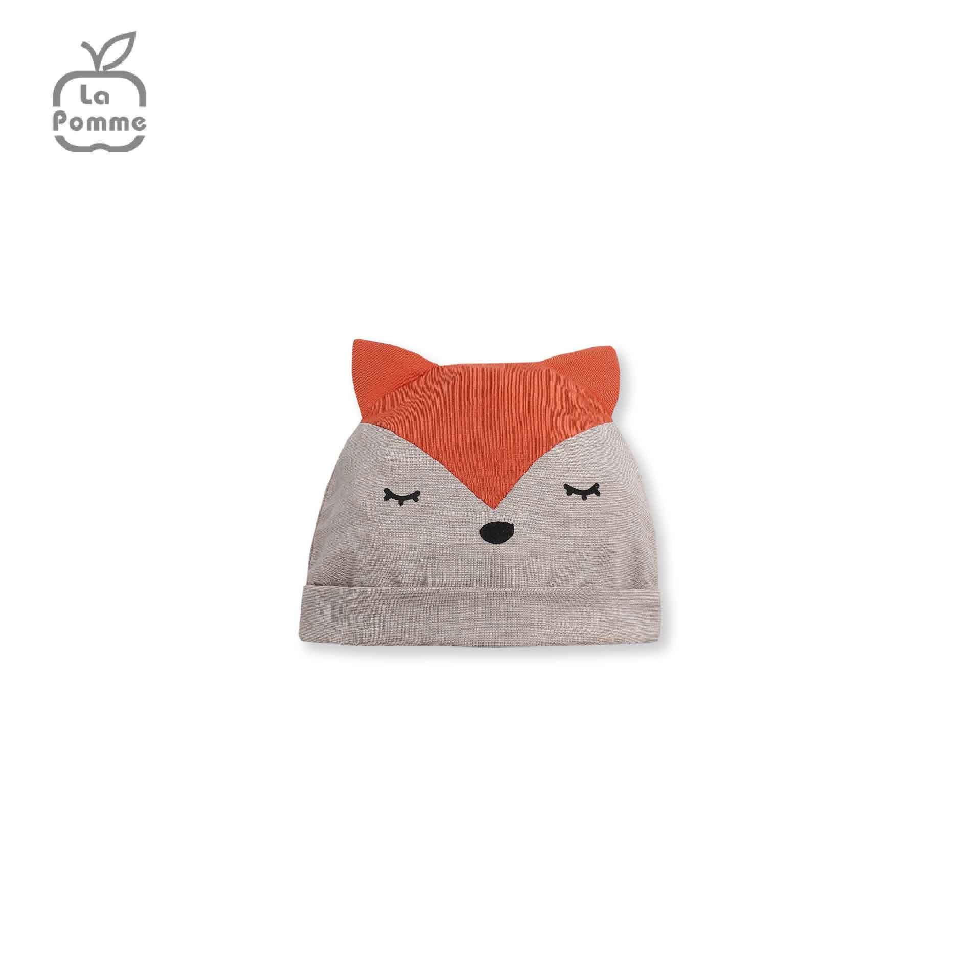 Mũ sơ sinh La Pomme Baby Racoon - Nâu