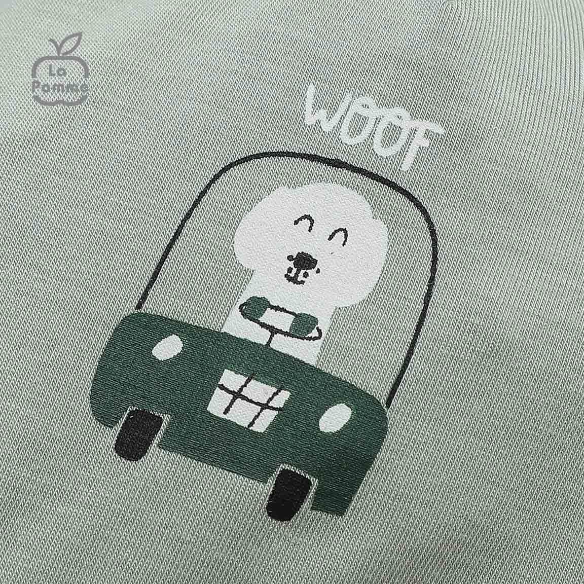 Mũ sơ sinh La Pomme Little Car - Xanh