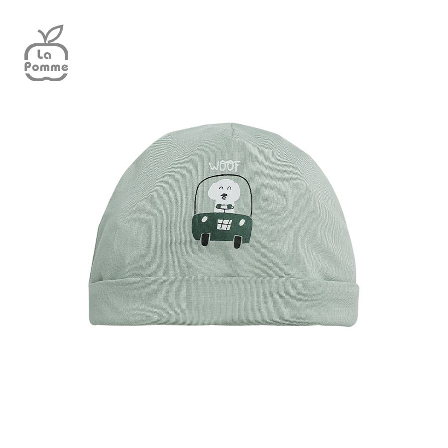Mũ sơ sinh La Pomme Little Car - Nâu