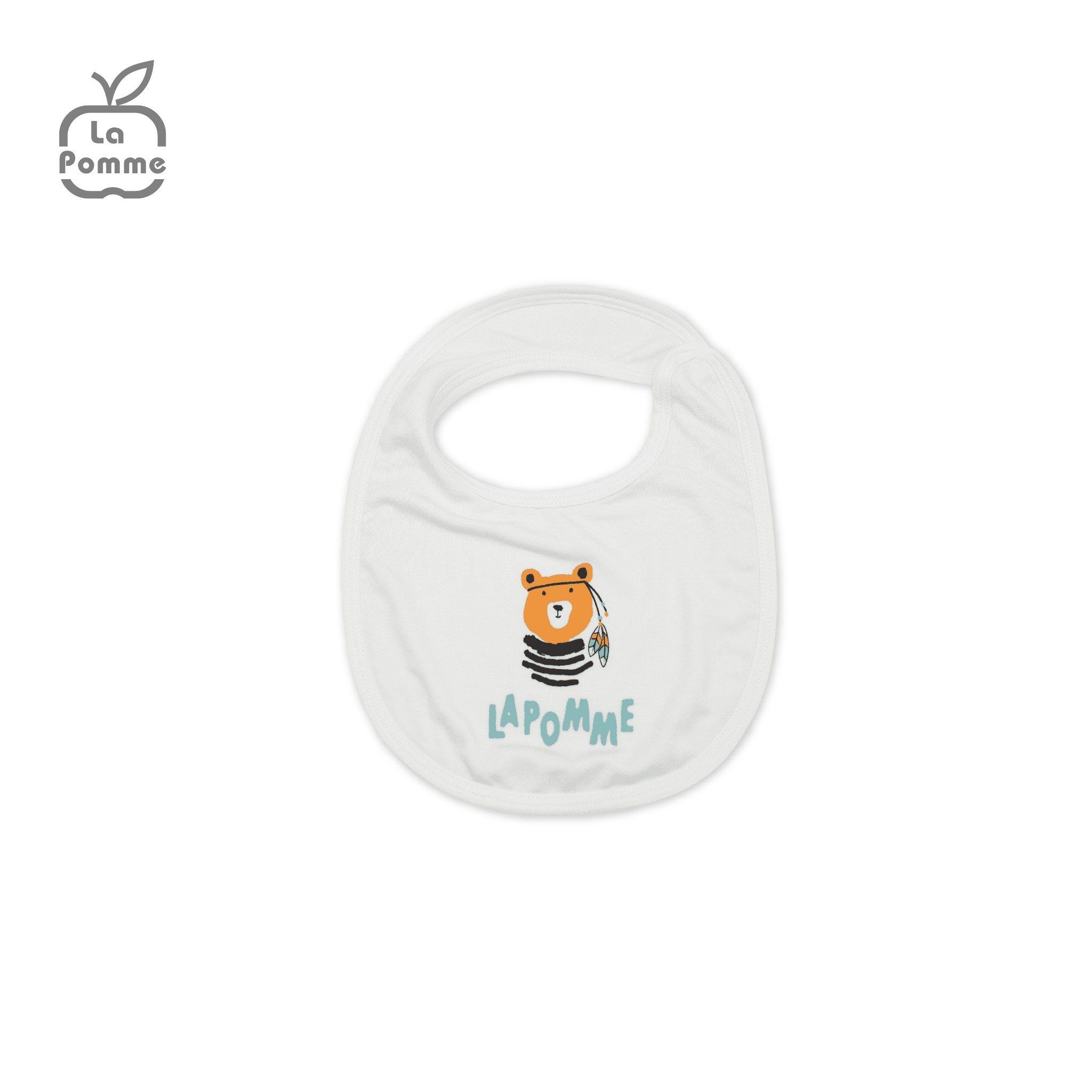 Yếm La Pomme Teddy Bear - Trắng
