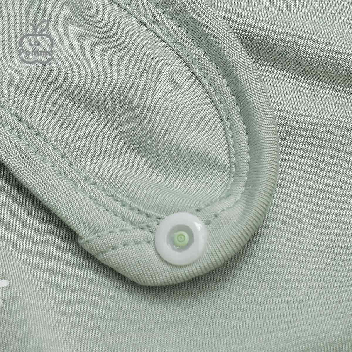 Yếm La Pomme trơn pastel - Xanh