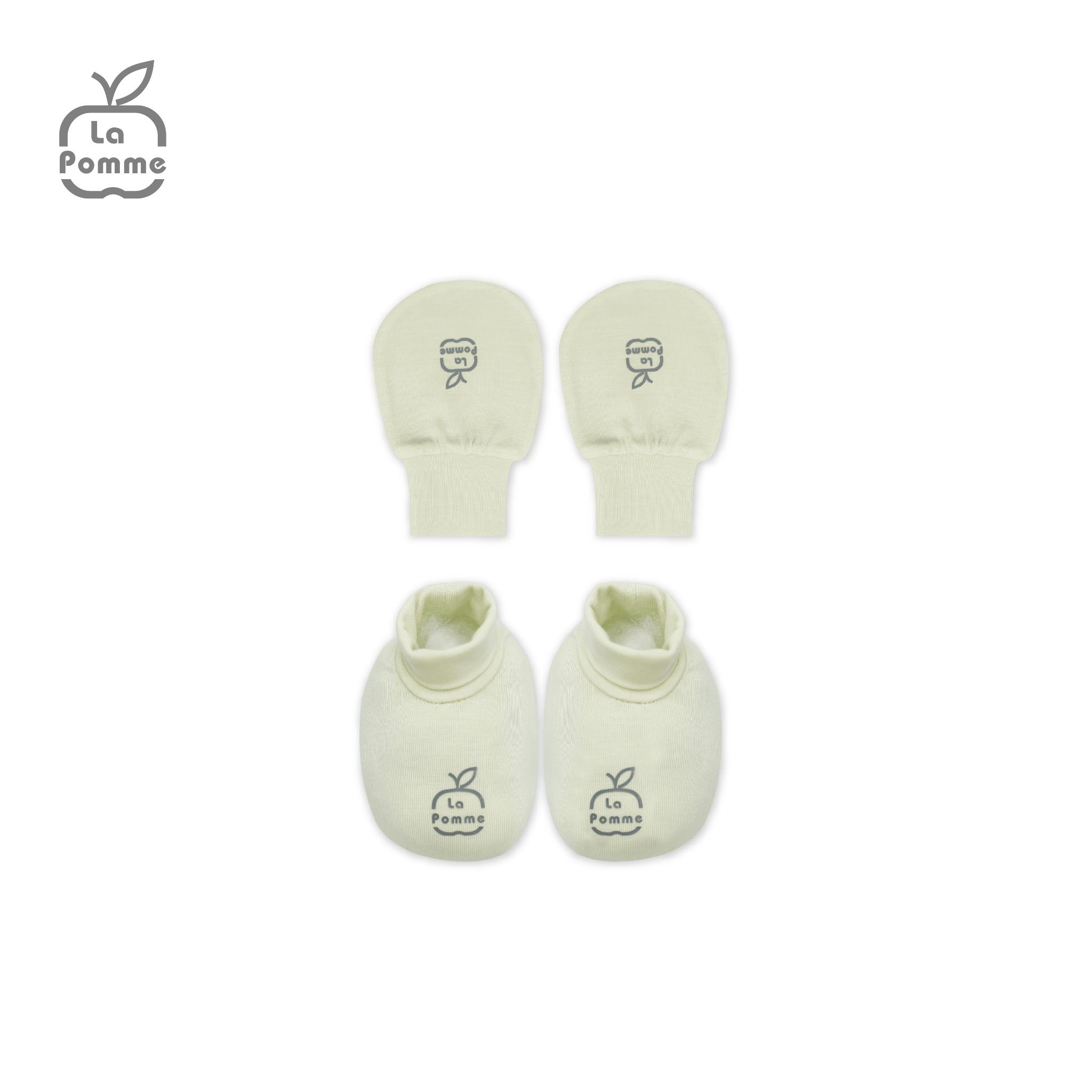 Set bao tay bao chân La Pomme Teddy Bear - Vàng