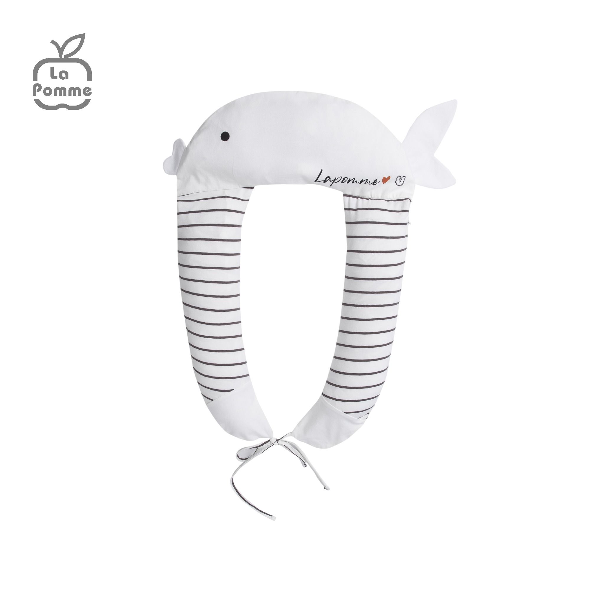 Gối chữ U đa năng La Pomme Baby Fish - Vàng
