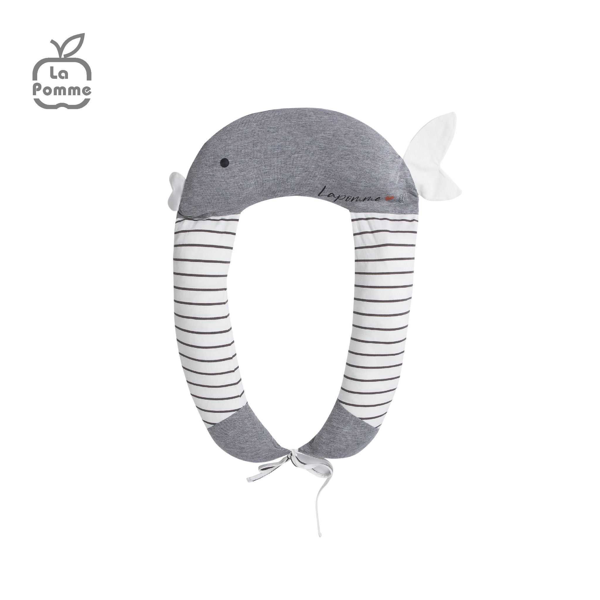 Gối chữ U đa năng La Pomme Baby Fish - Vàng