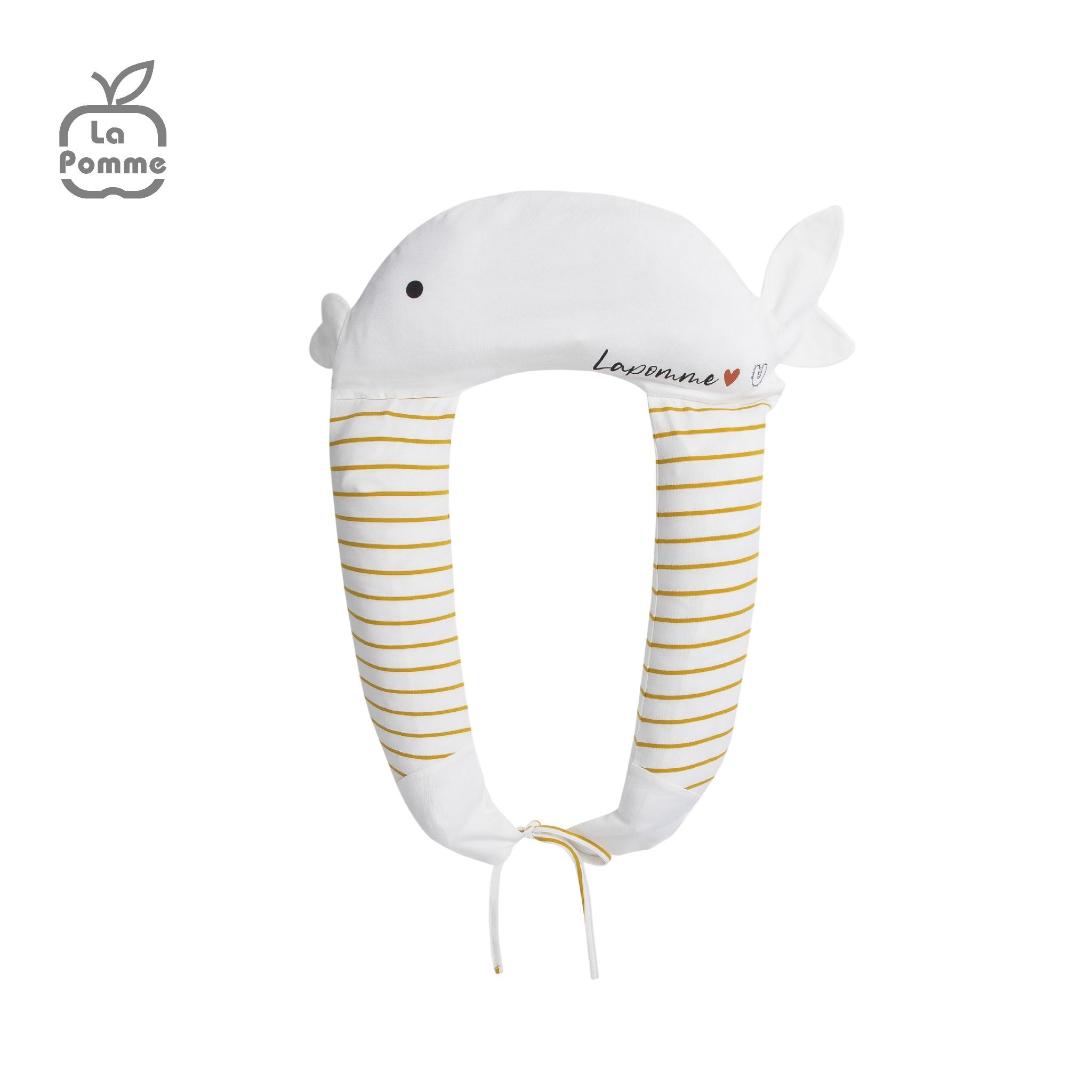 Gối chữ U đa năng La Pomme Baby Fish - Vàng
