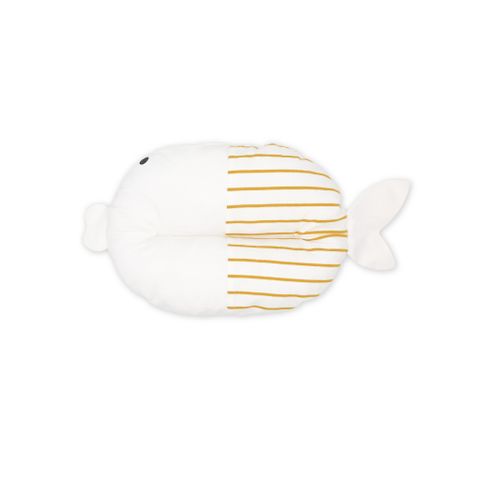  Gối sơ sinh nhân đôi vỏ gối La Pomme Baby Fish - Vàng 