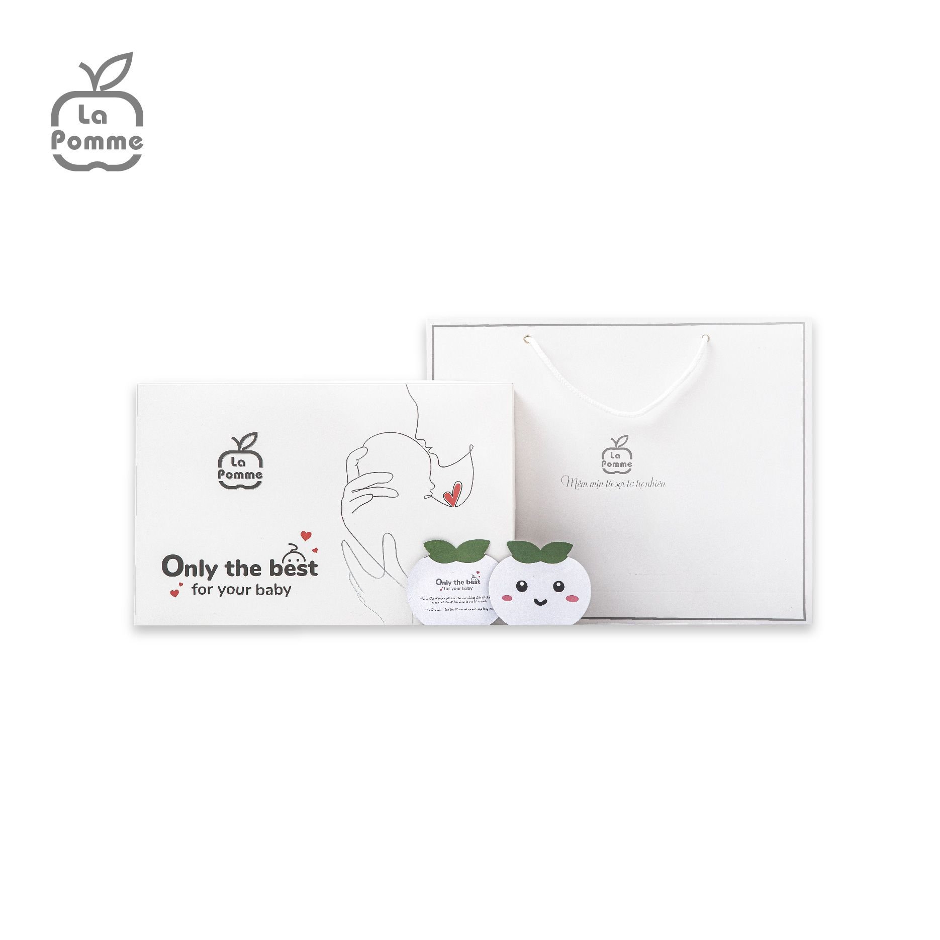 Set quà tặng sơ sinh cao cấp Best for Baby - Hồng
