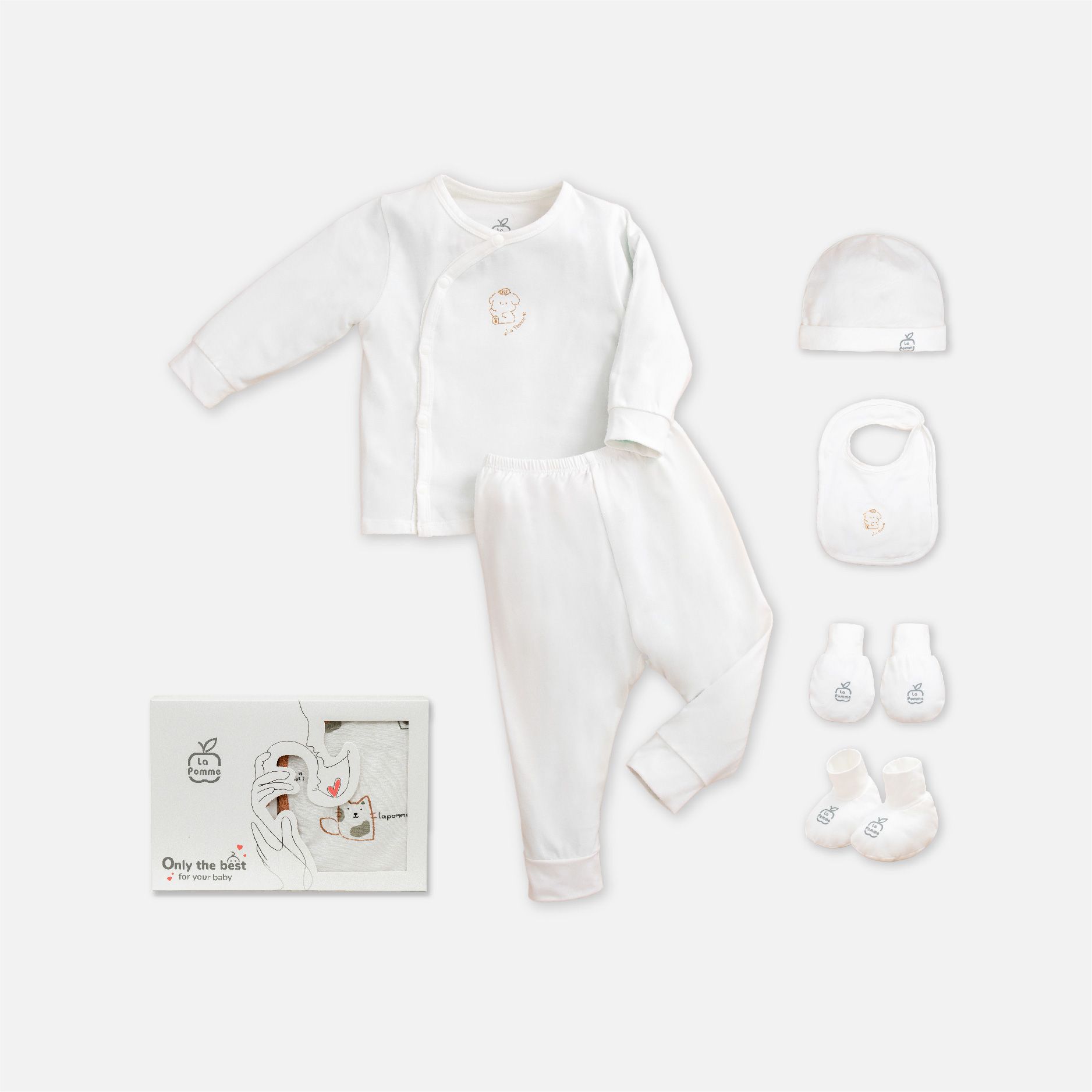 Set quà tặng sơ sinh nhỏ Best for Baby
