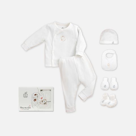  Set quà tặng sơ sinh nhỏ Best for Baby - 0M Trắng 