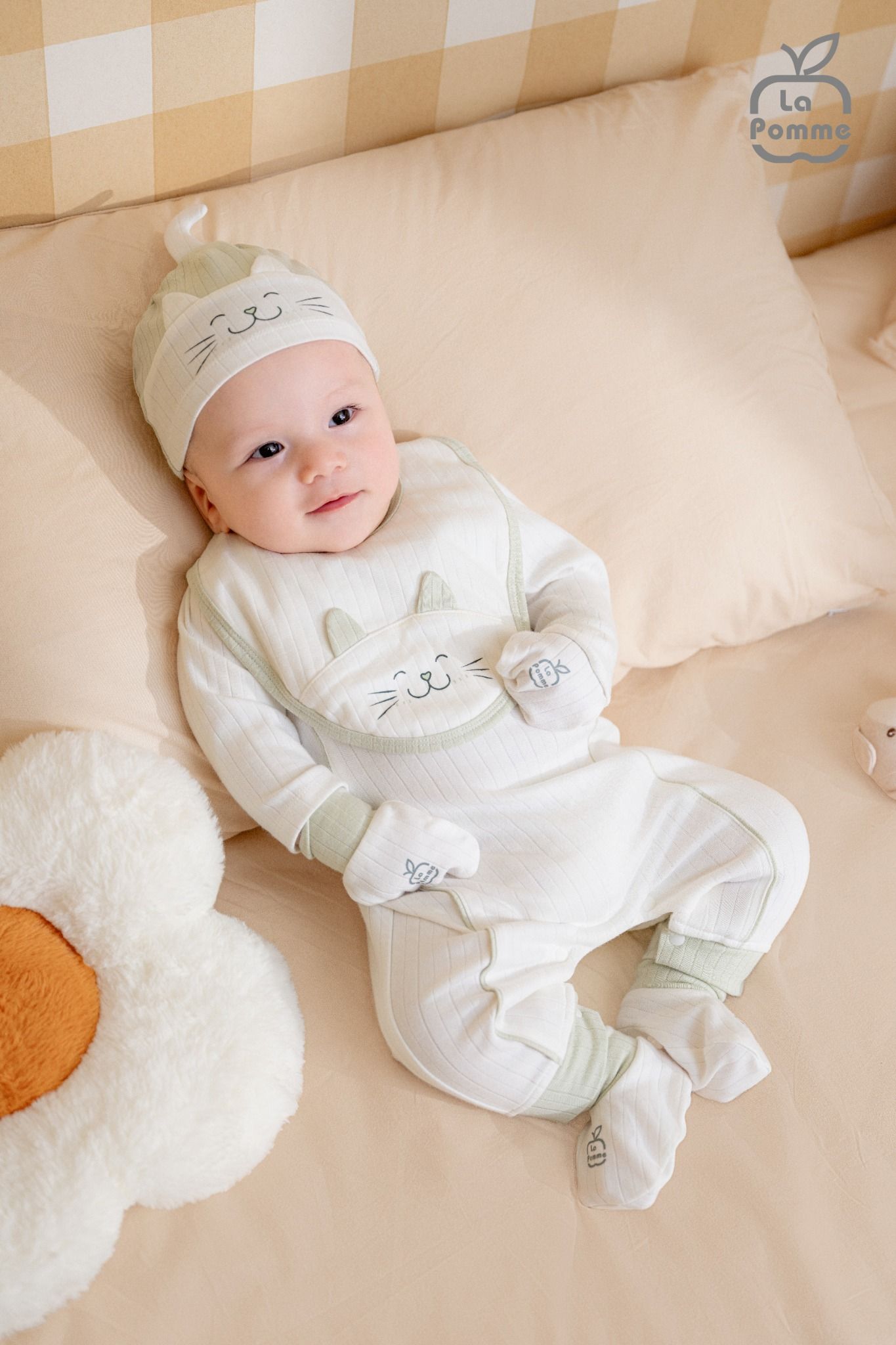 Set bao tay bao chân La Pomme mèo con ngộ nghĩnh