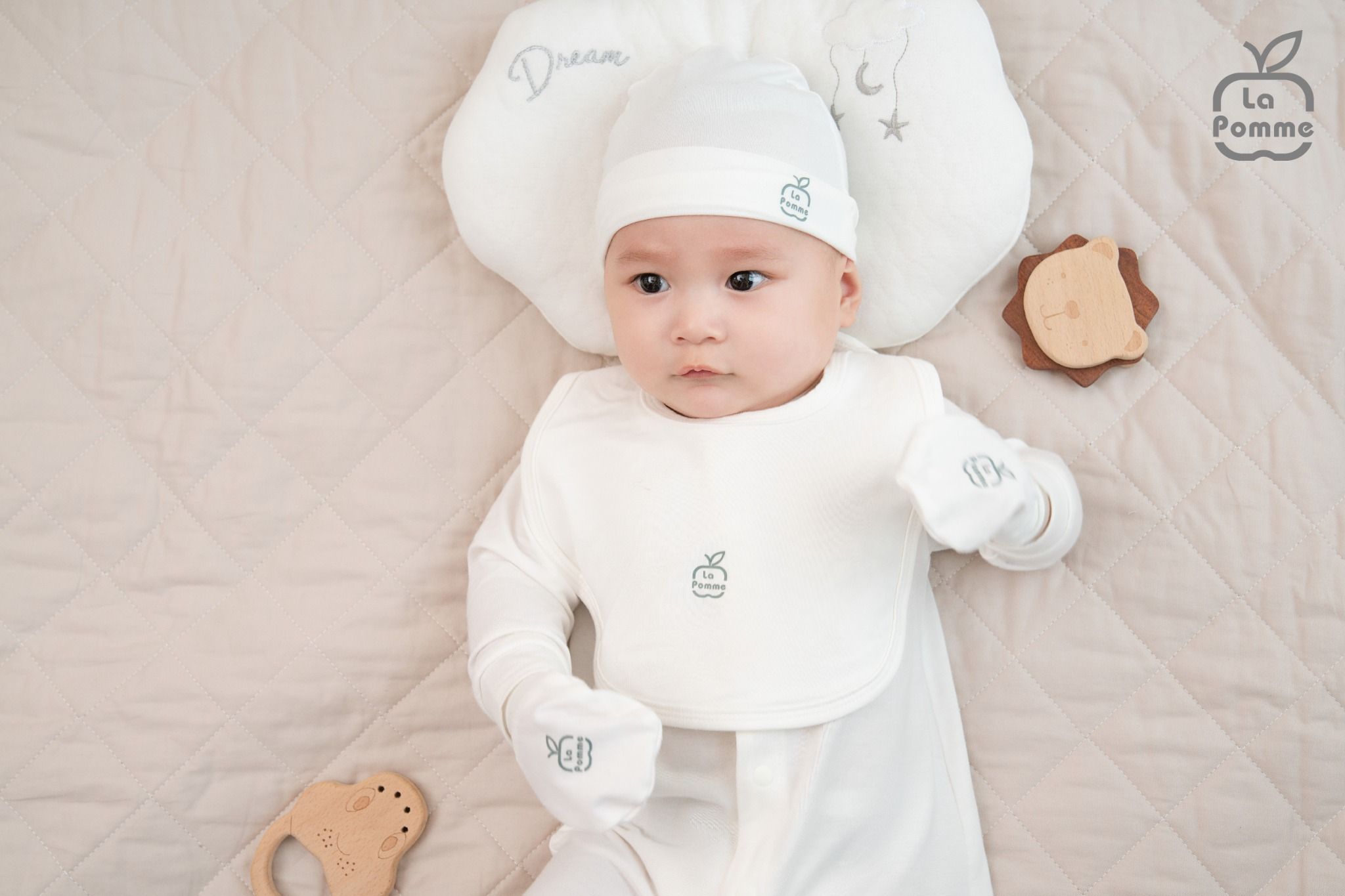 Body dài tay La Pomme mềm mịn