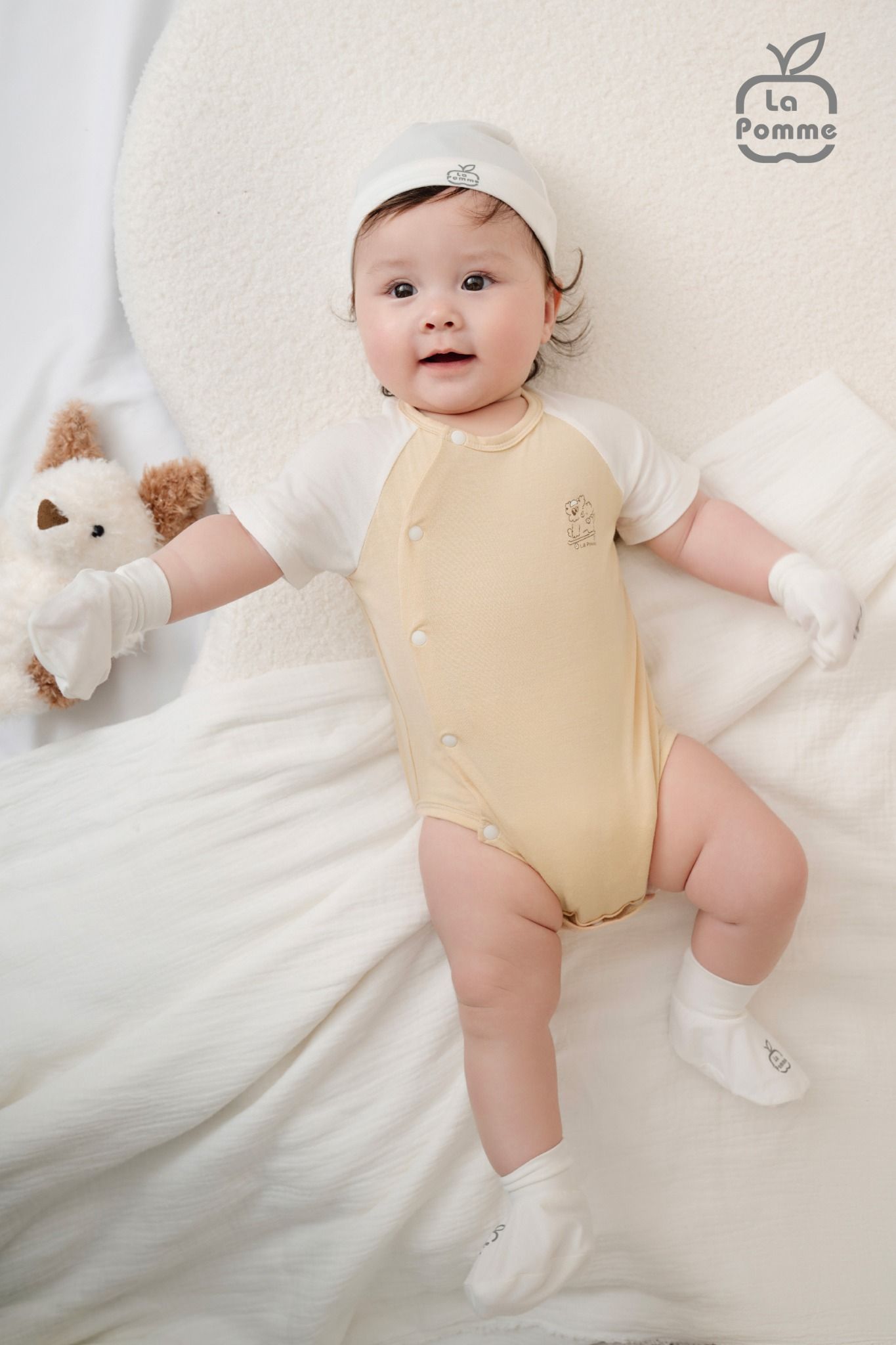 Body chip cộc tay La Pomme ngộ nghĩnh