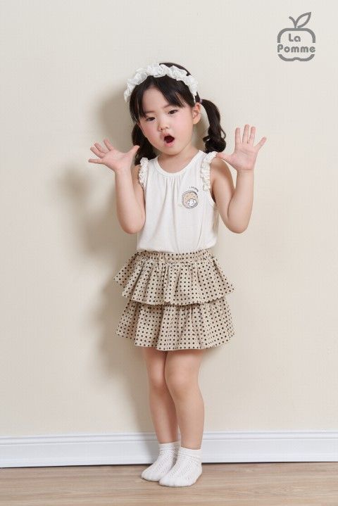 Bộ ba lỗ La Pomme Mùa hè dưa hấu - Hồng