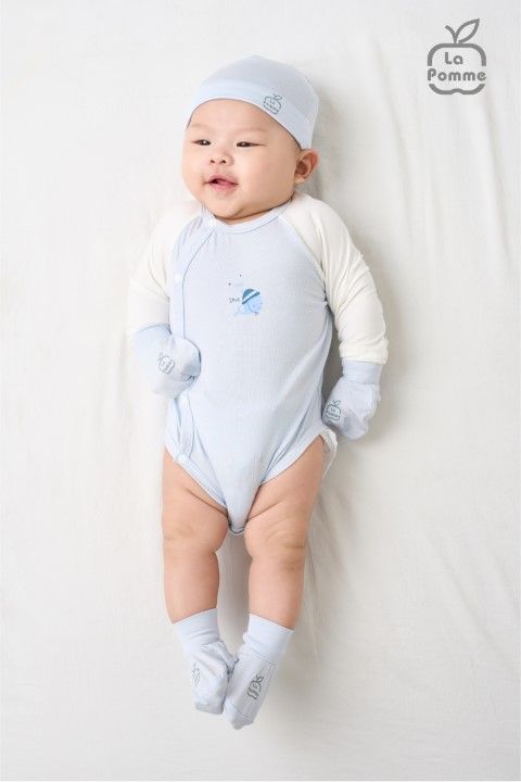 Body Chip Dài Tay La Pomme Puppy - Xanh bạc hà 2