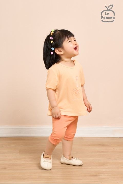 Bộ cộc tay La Pomme gieo mầm yêu thương - Cam
