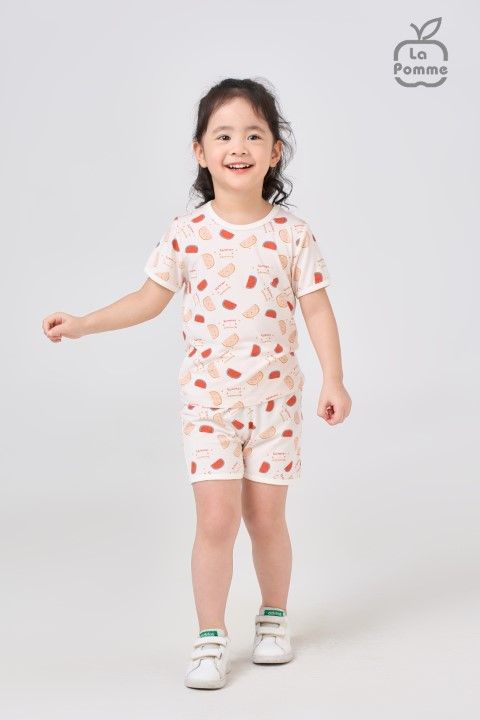 Bộ cộc tay La Pomme Sweet Pattern - Koala