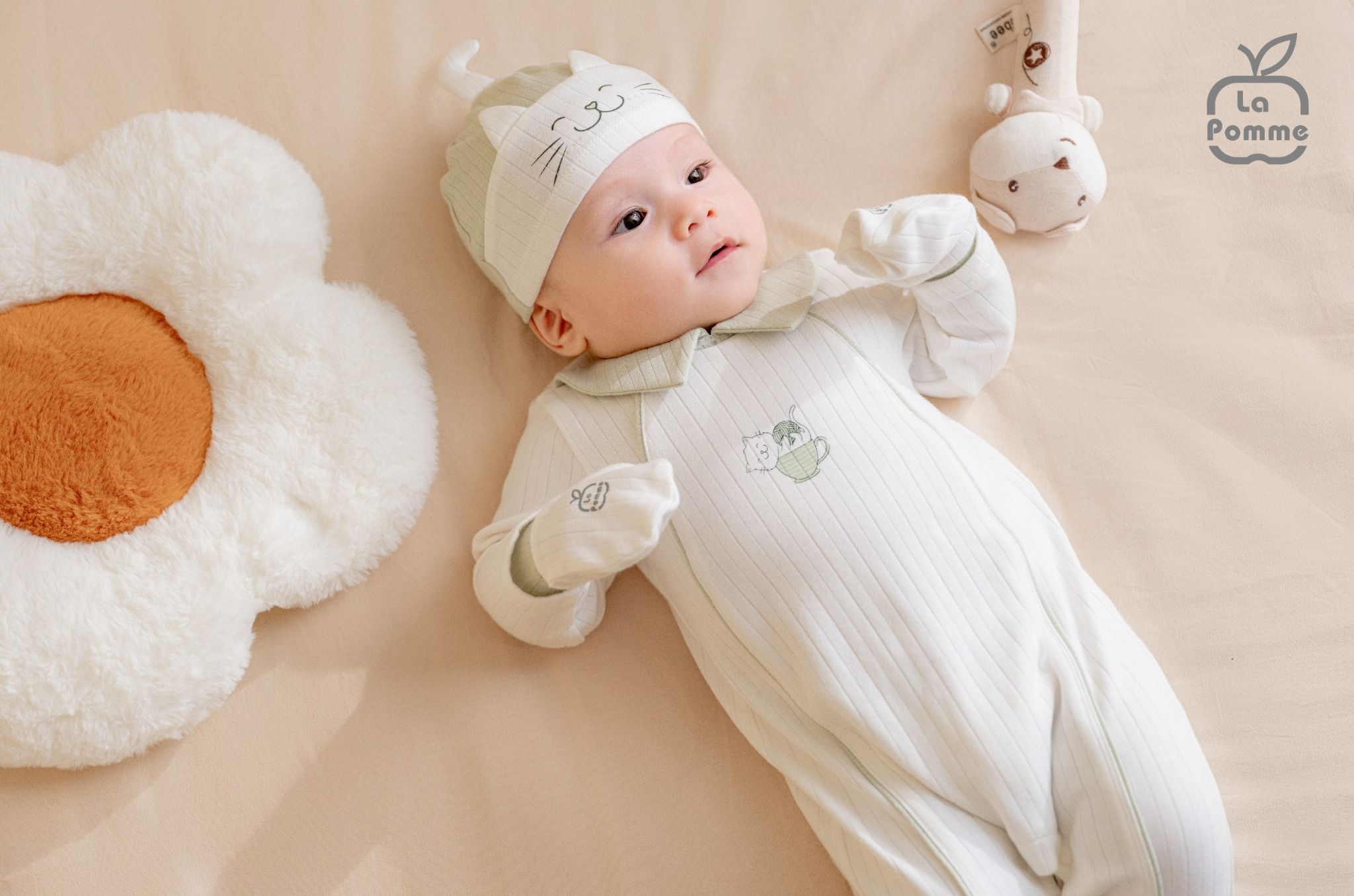 Set bao tay bao chân La Pomme mèo con ngộ nghĩnh