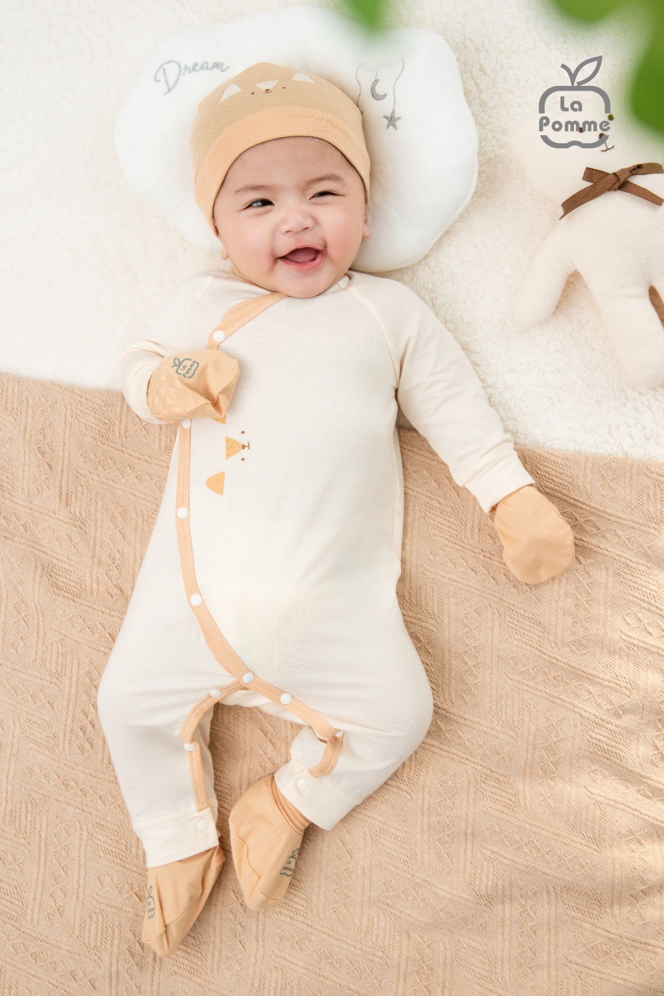 Body dài tay La Pomme mềm mịn