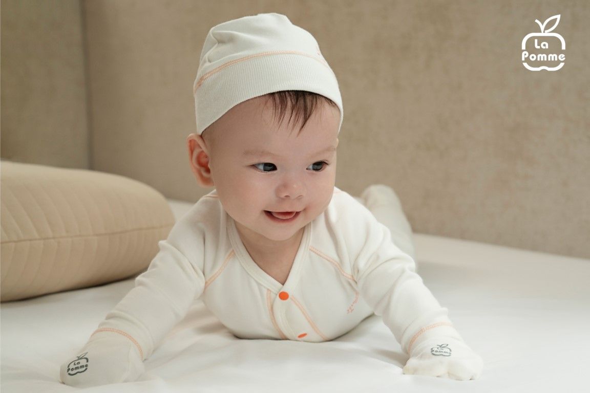 Body dài tay La Pomme phối màu