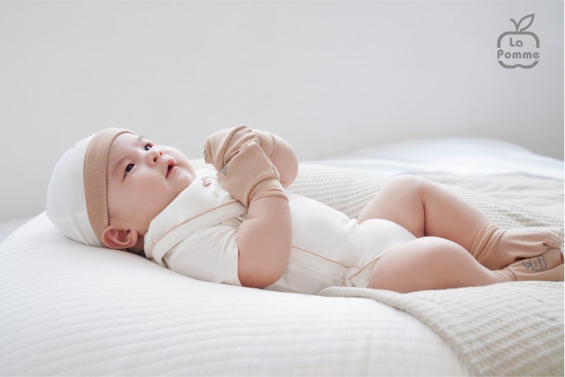 Body chip cộc tay La Pomme baby kisses - Be