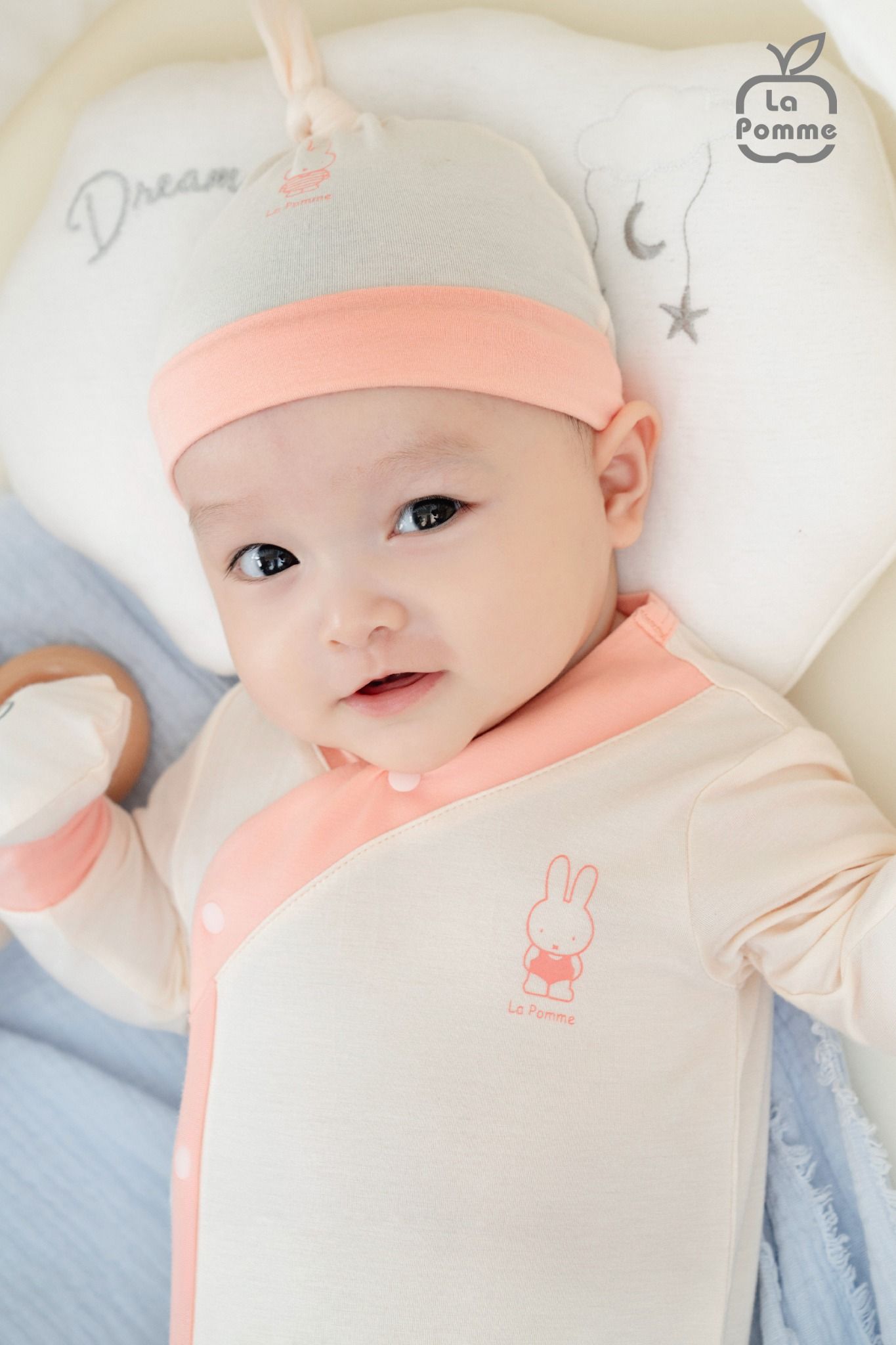 Body liền dài tay La Pomme bé yêu năng động
