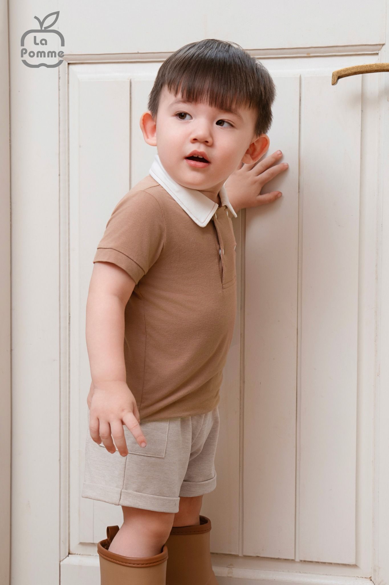 Bộ cộc tay La Pomme mềm mát chạm êm