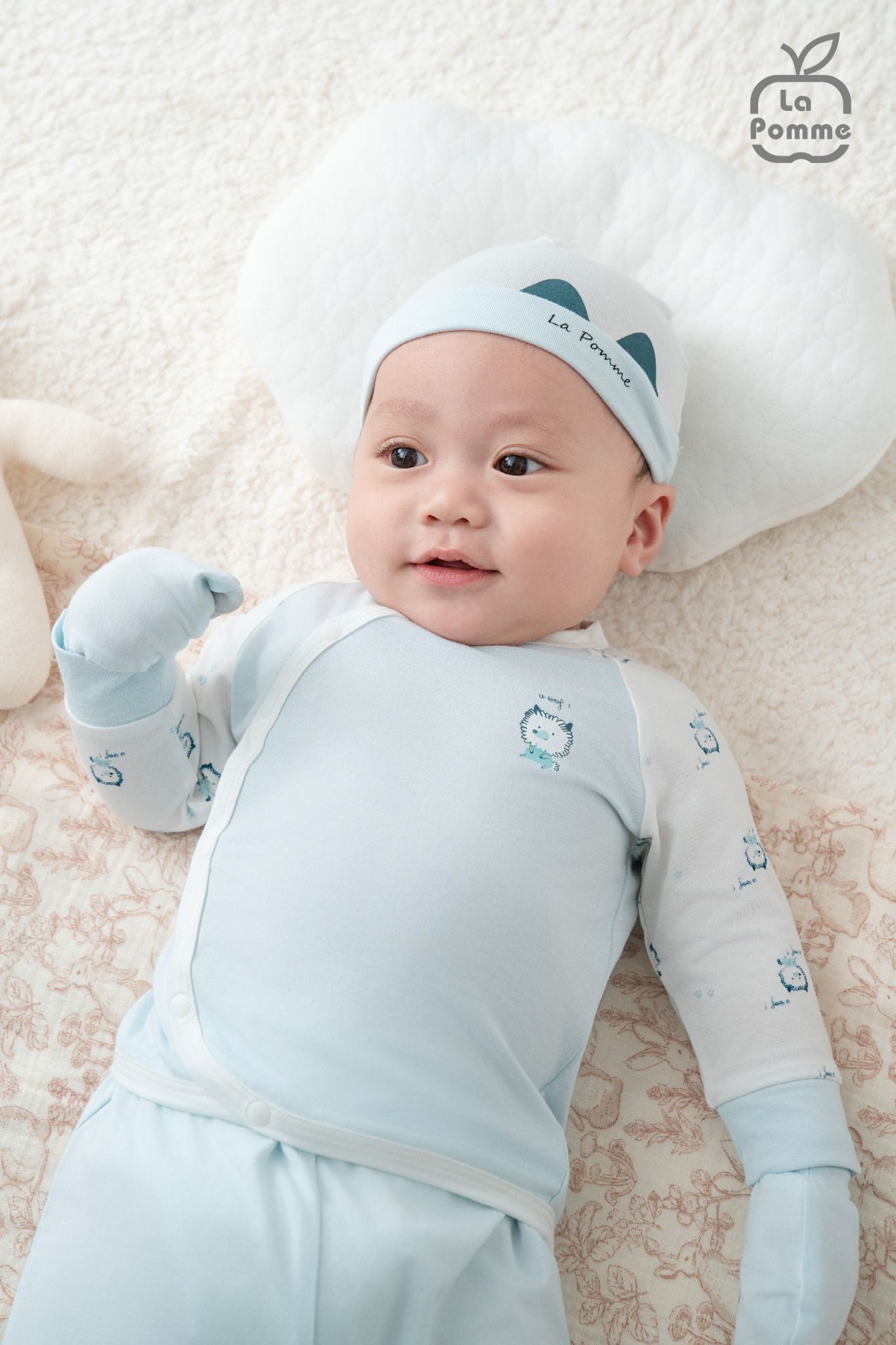 Set bao tay bao chân sơ sinh La Pomme dễ thương