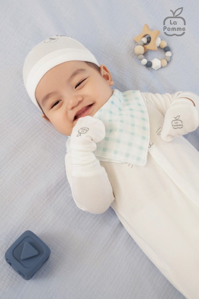K001 Set 5 Khăn sữa sợi tre lụa La Pomme phối màu (30x30cm)
