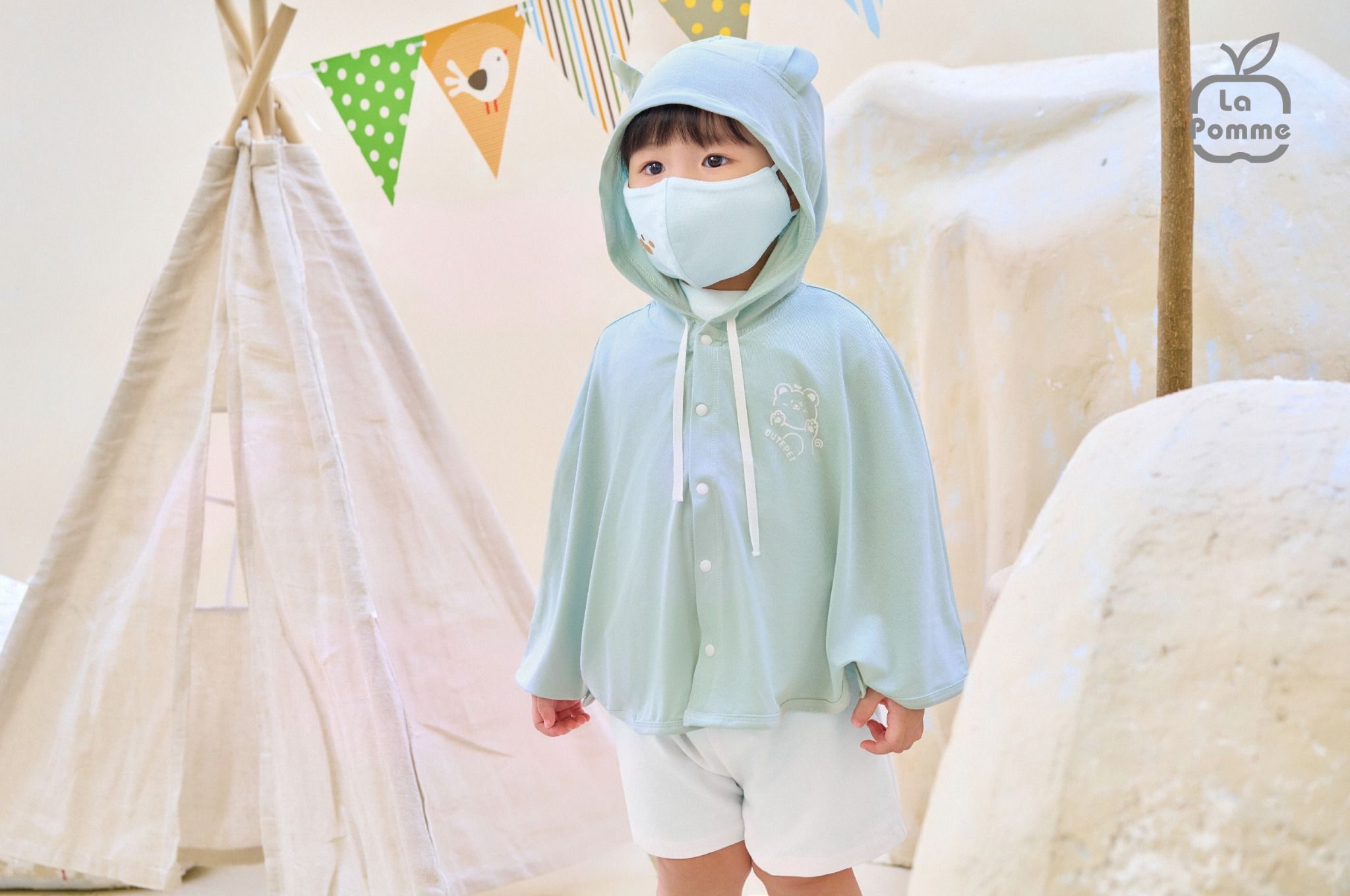 Áo chống nắng La Pomme Rừng Gấu Phiêu Lưu