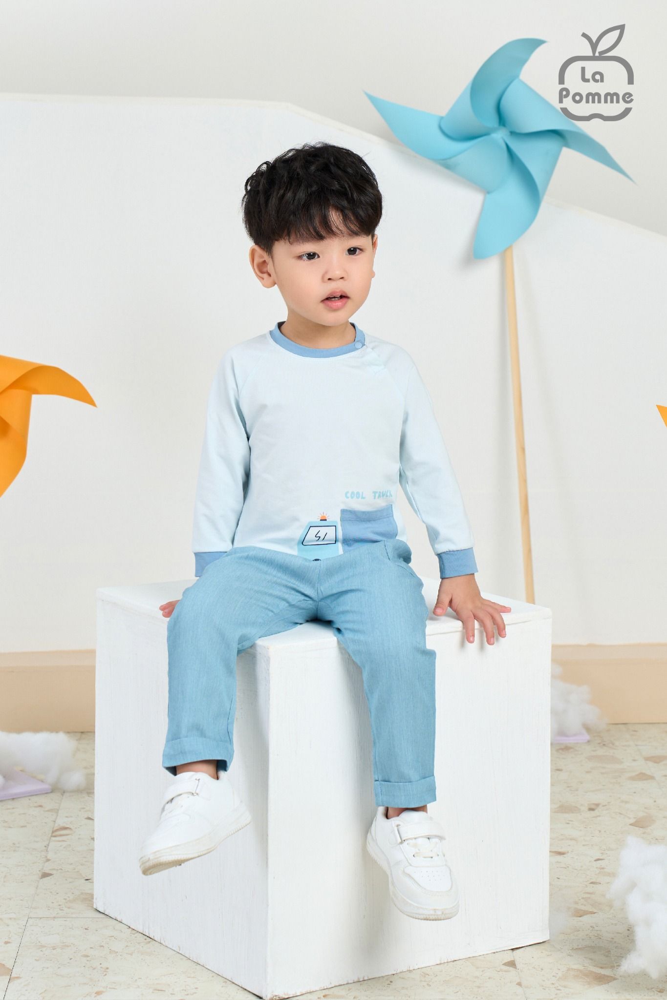 Bộ dài tay La Pomme Bác xe tải