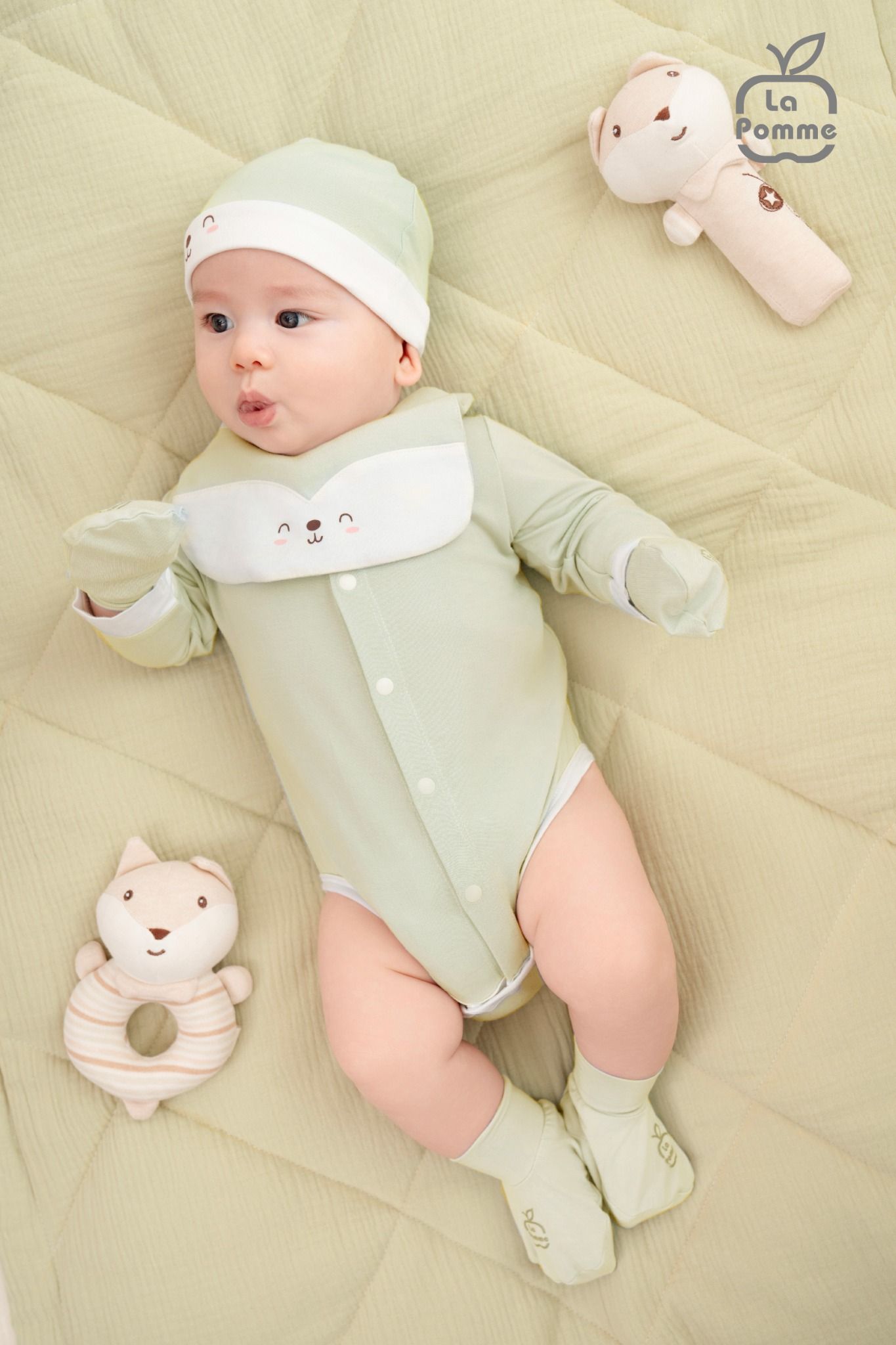Body chip dài tay La Pomme Cáo tinh nghịch