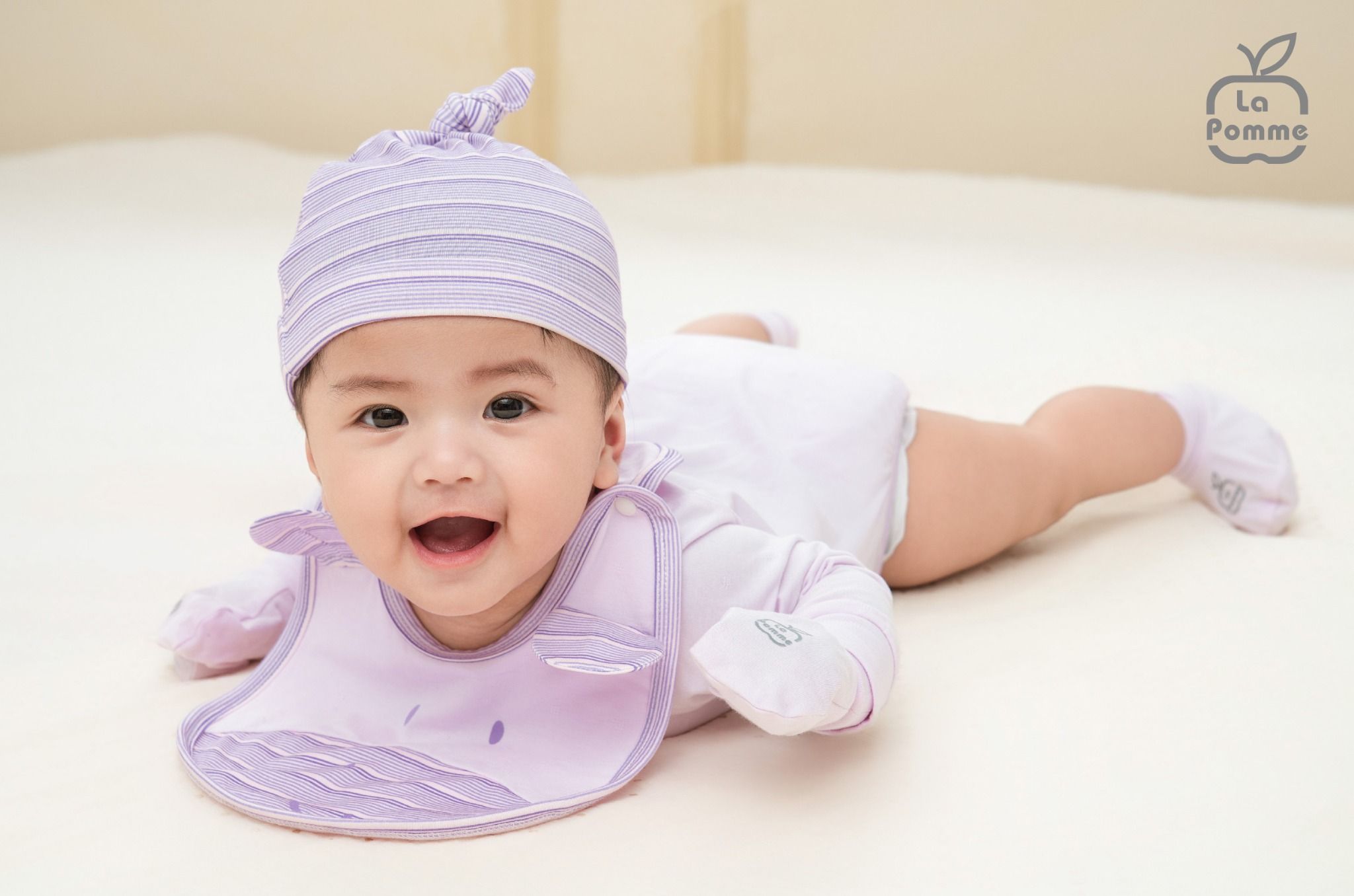 Body chip dài tay La Pomme viền phối