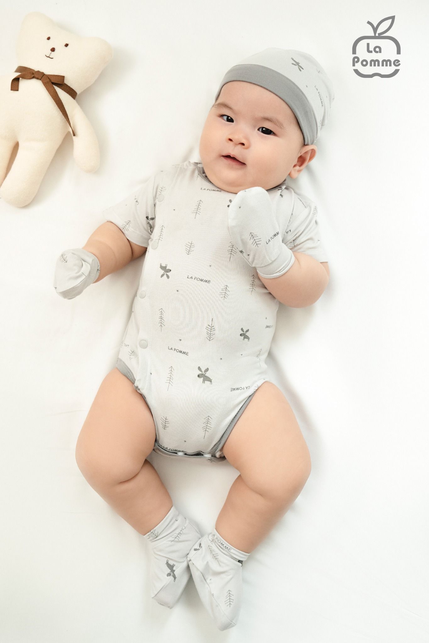 Body chip cộc tay La Pomme Hươu nhỏ