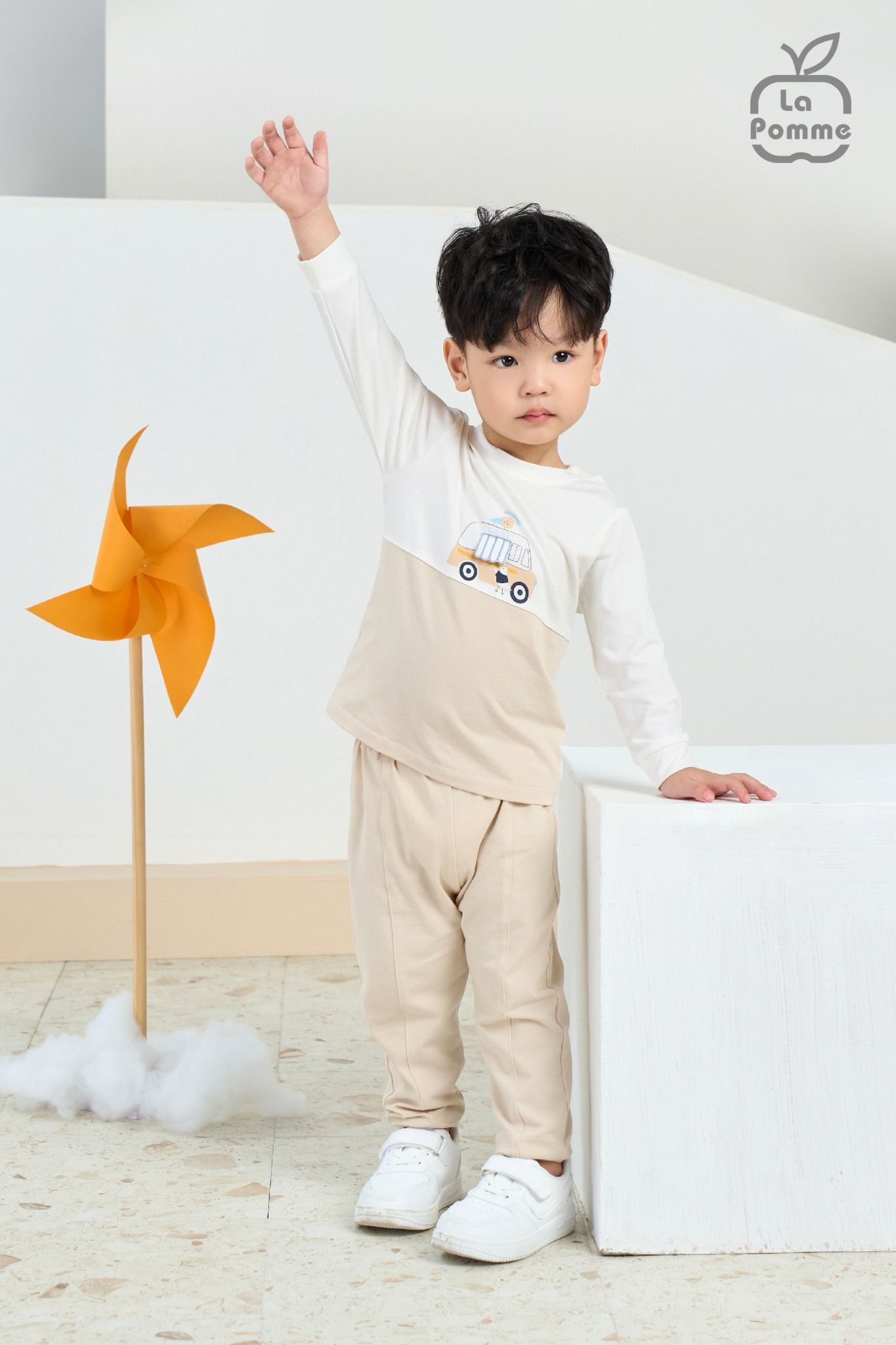 Bộ dài tay La Pomme Chuyến xe vui vẻ