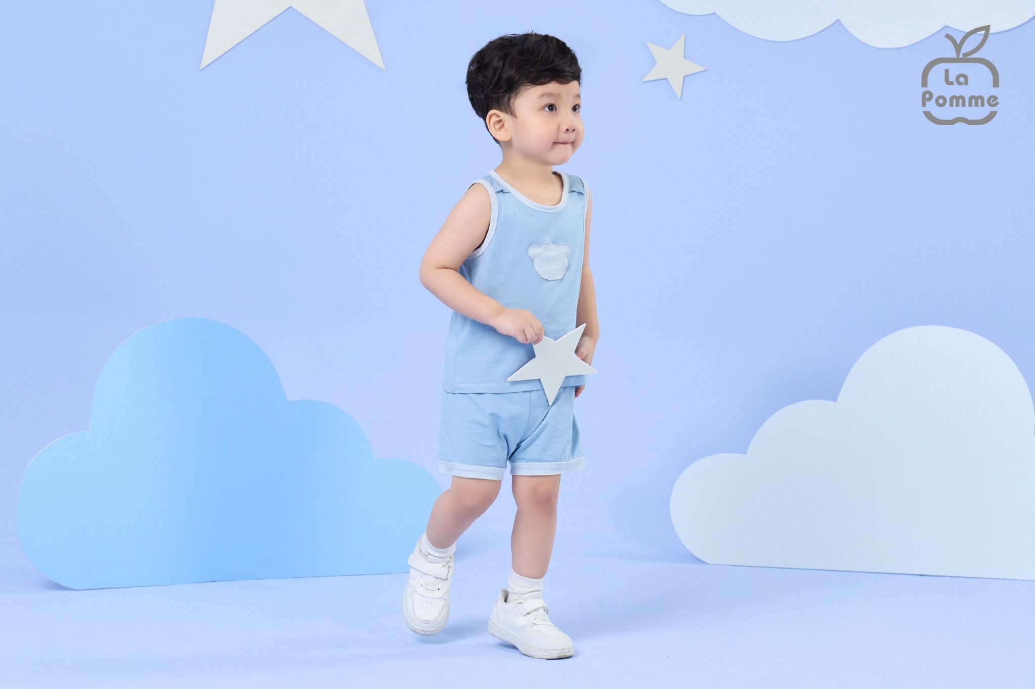 Bộ sát nách La Pomme tươi sáng