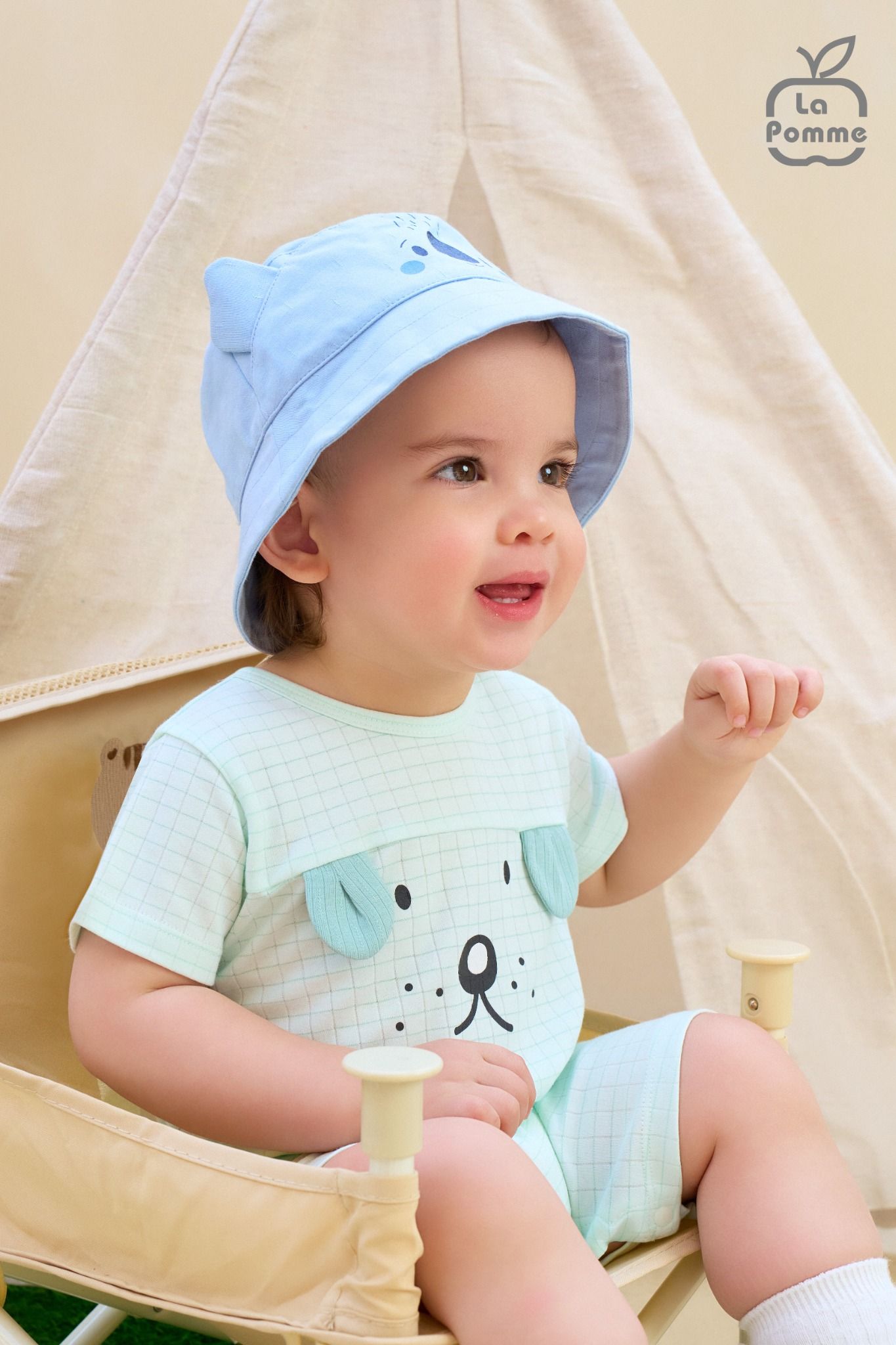 Body cộc tay La Pomme Cún con đáng yêu