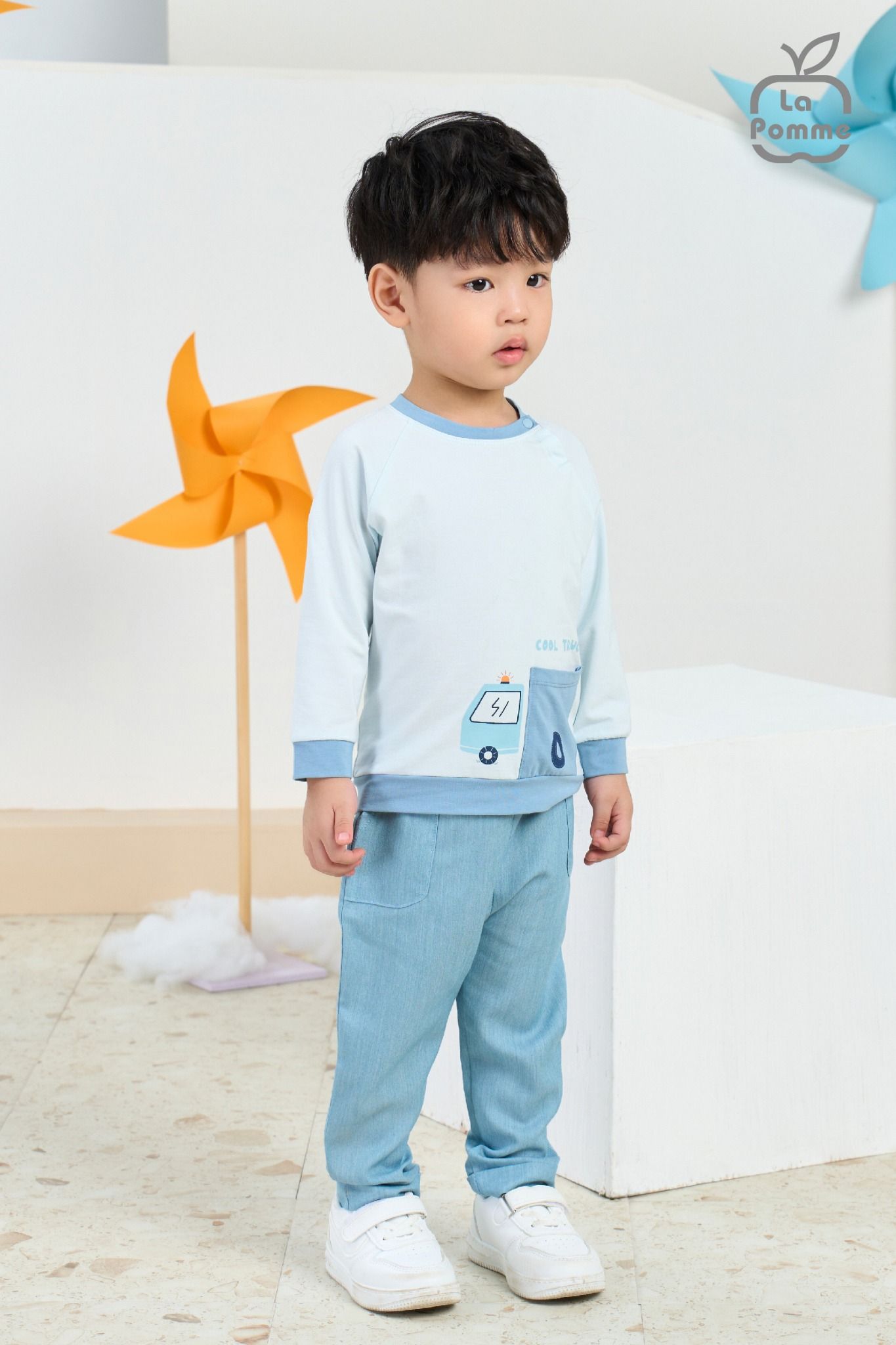 Bộ dài tay La Pomme Bác xe tải