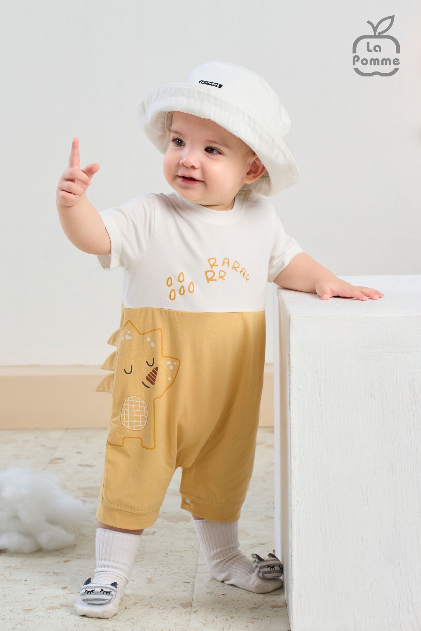 Body cộc tay La Pomme họa tiết thú ngộ nghĩnh