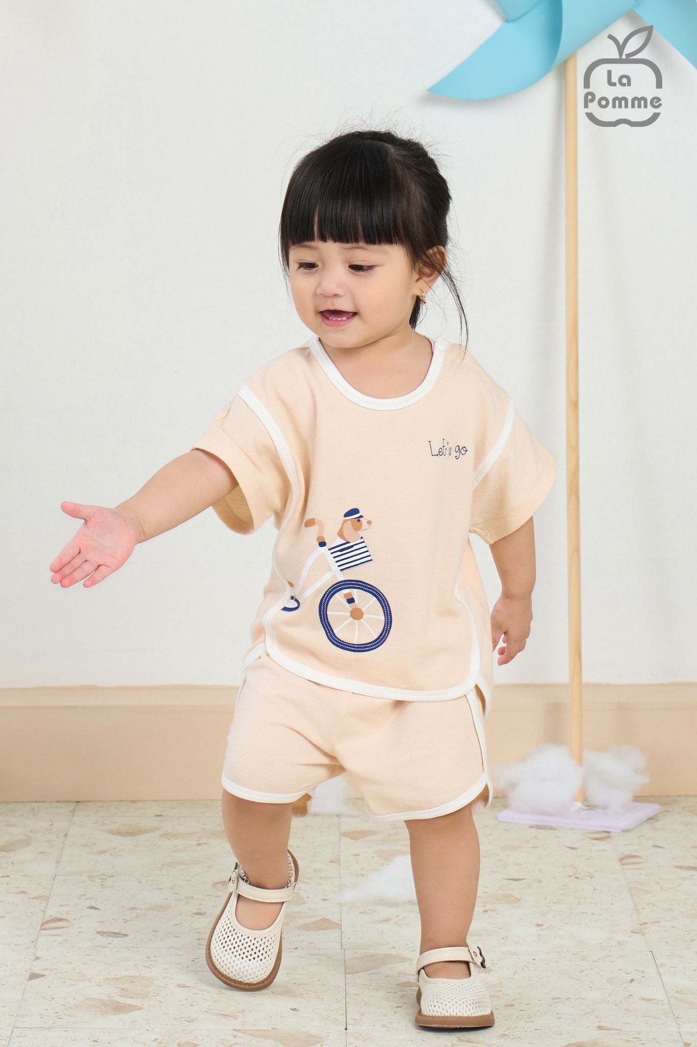 Bộ cộc tay La Pomme in xe đạp
