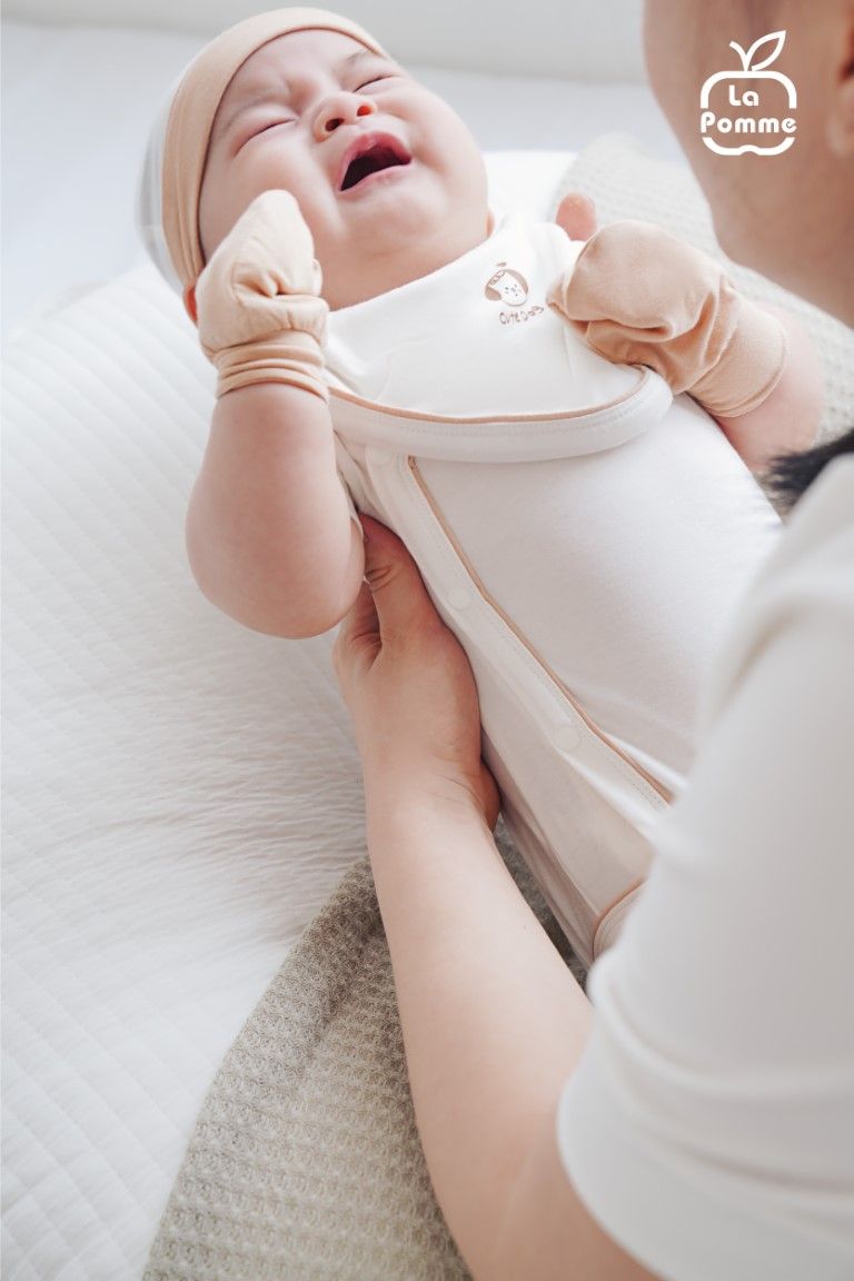 Body chip cộc tay La Pomme baby kisses - Be