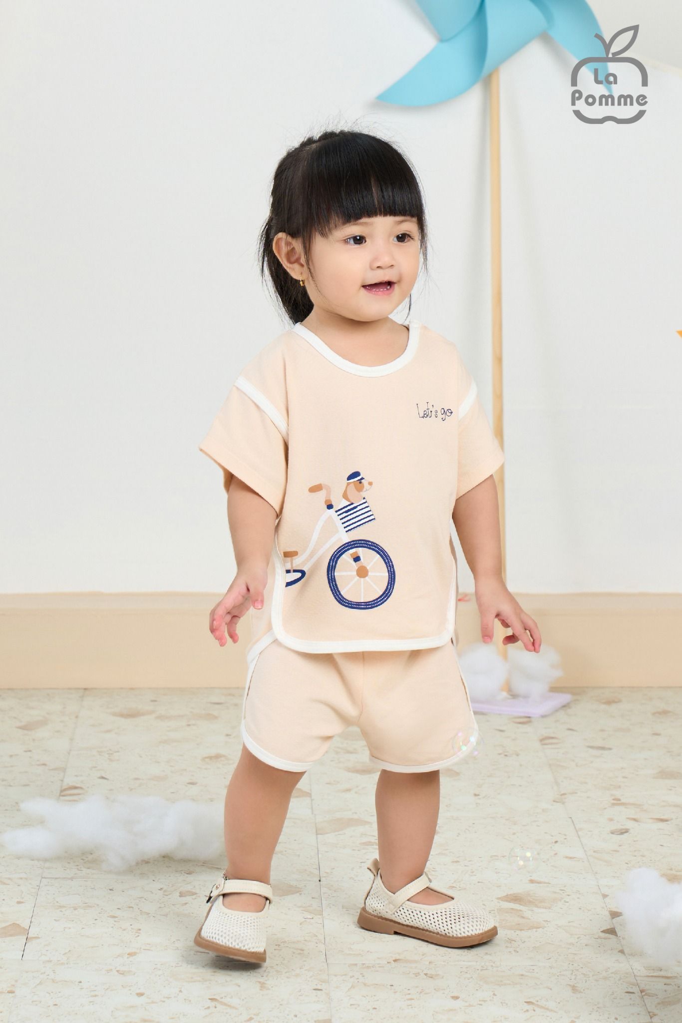 Bộ cộc tay La Pomme in xe đạp