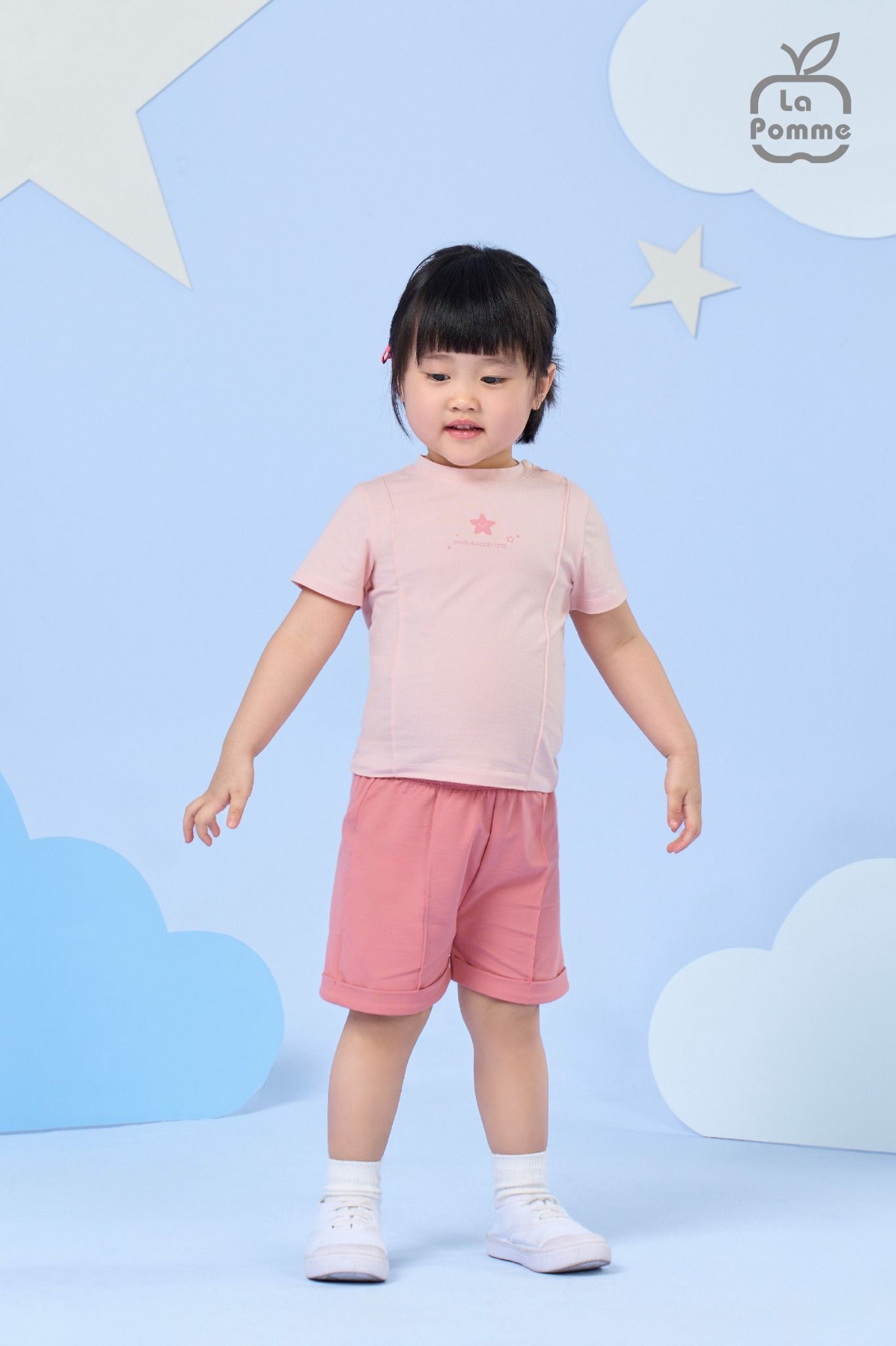 Bộ cộc tay La Pomme Ngôi sao ngộ nghĩnh