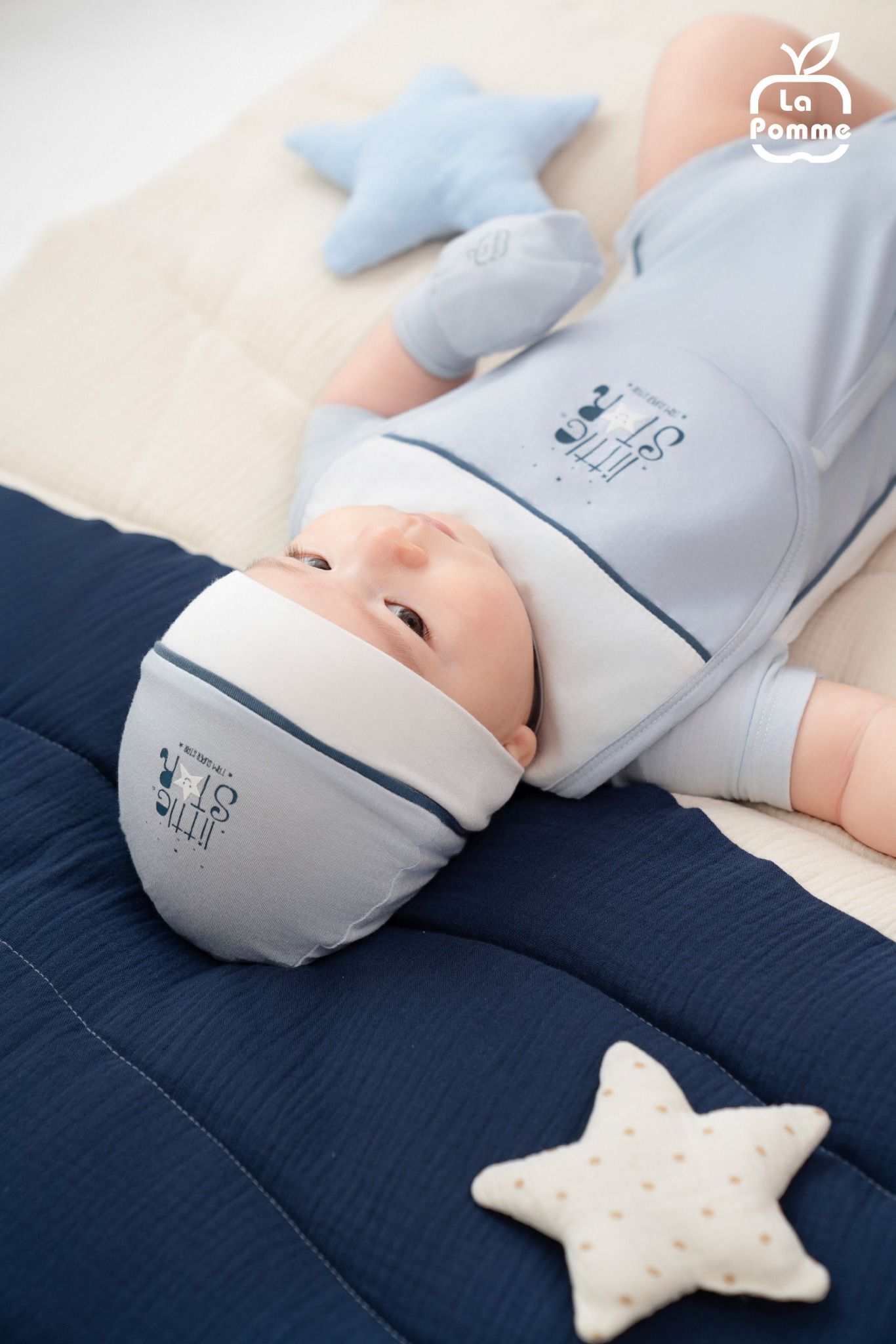 Mũ sơ sinh La Pomme Little Ngôi sao nhỏ