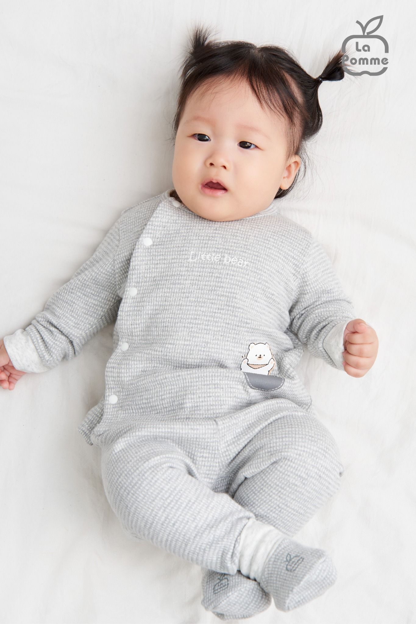 Set bao tay bao chân La Pomme Caro Bear