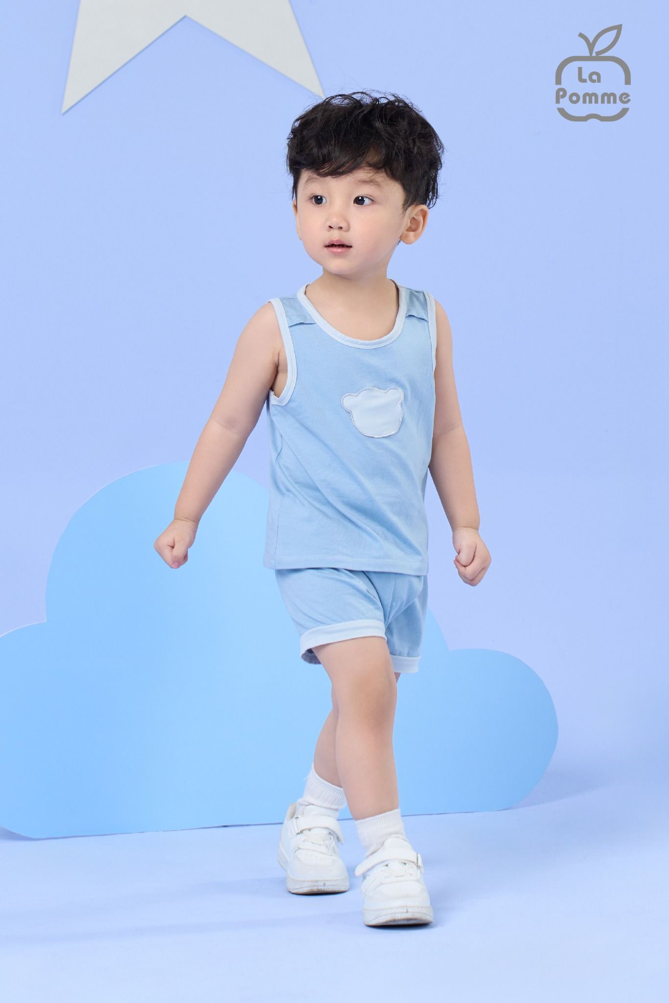 Bộ sát nách La Pomme tươi sáng