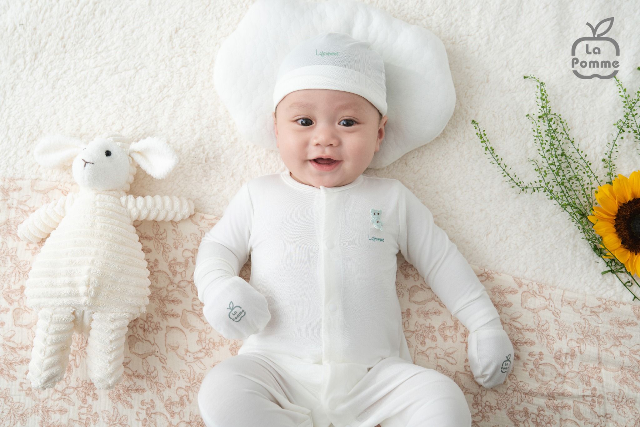 Body dài tay La Pomme Người bạn êm mềm